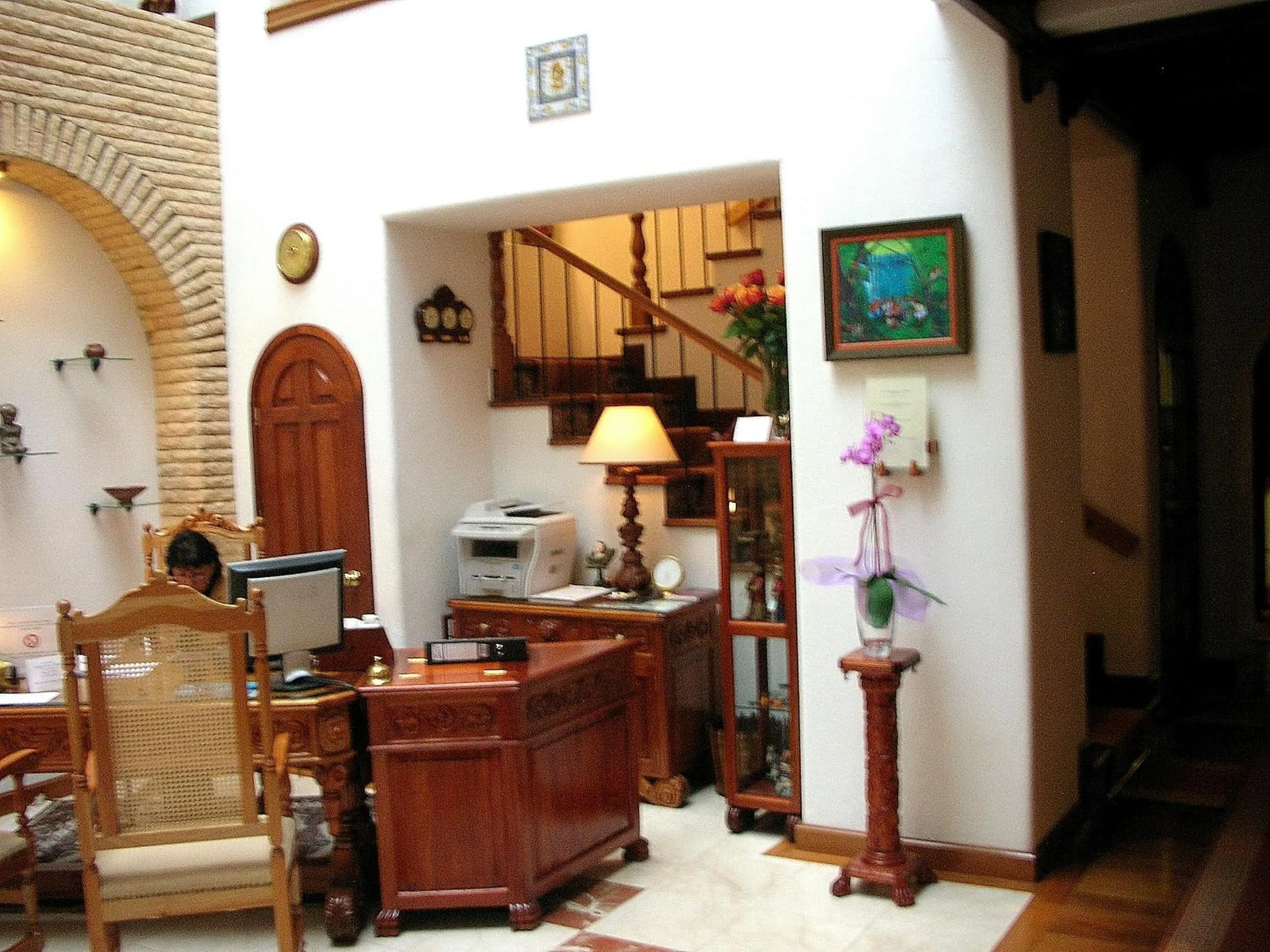 Lobby or reception in Hotel El Relicario Del Carmen