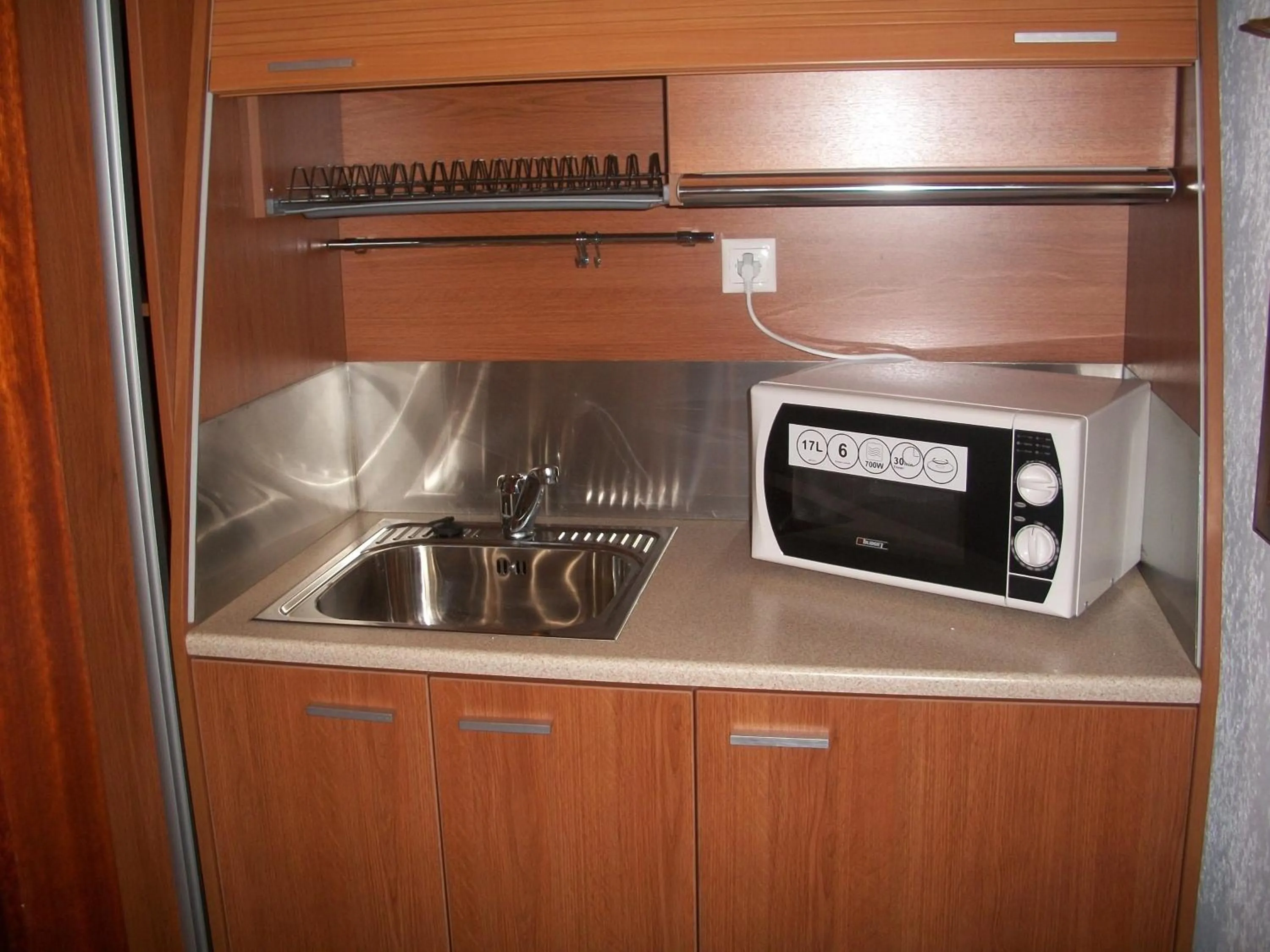 Kitchen or kitchenette in Hotel Filoxenia