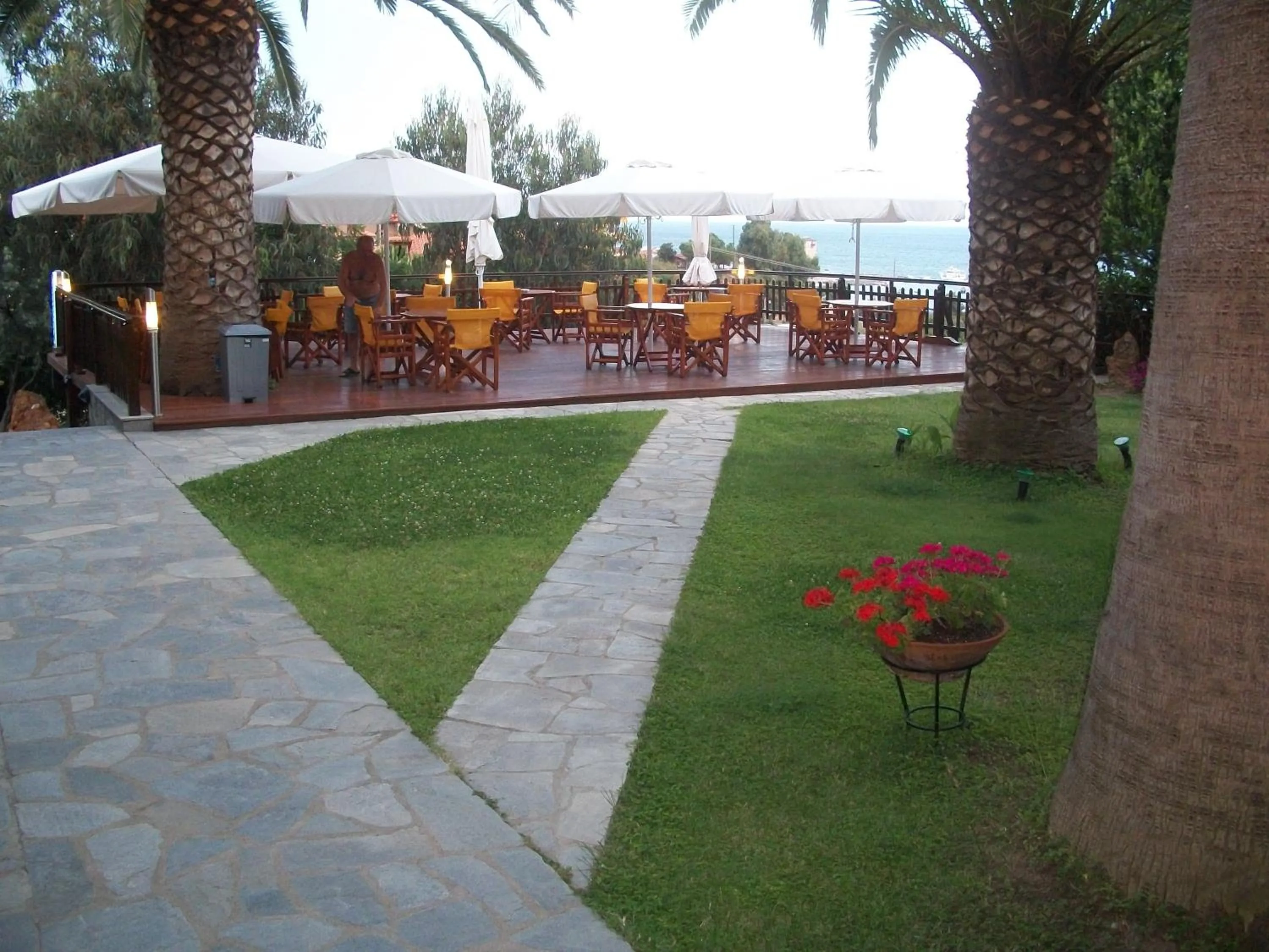Patio in Hotel Filoxenia