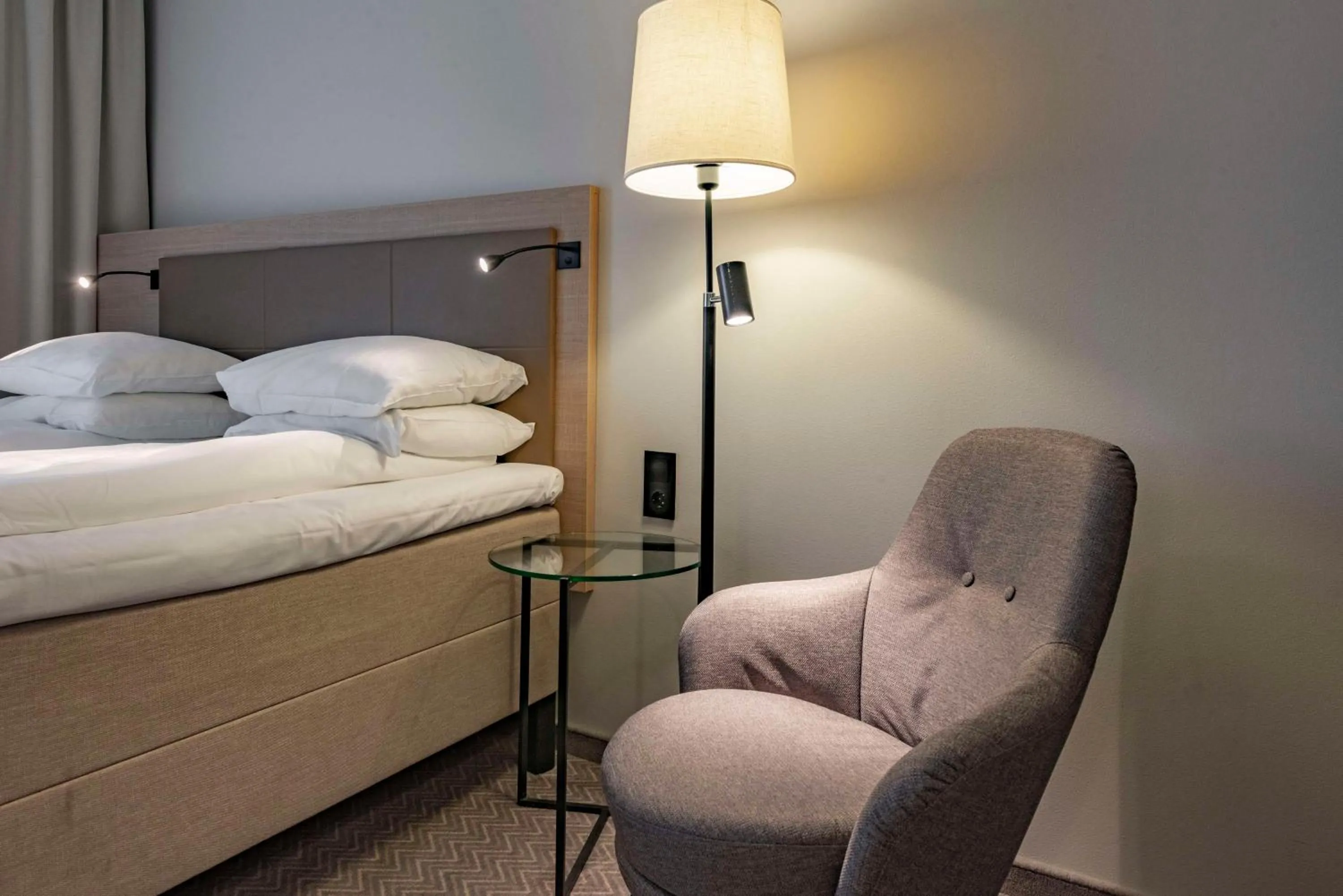 Bedroom, Bed in Scandic Meyergården