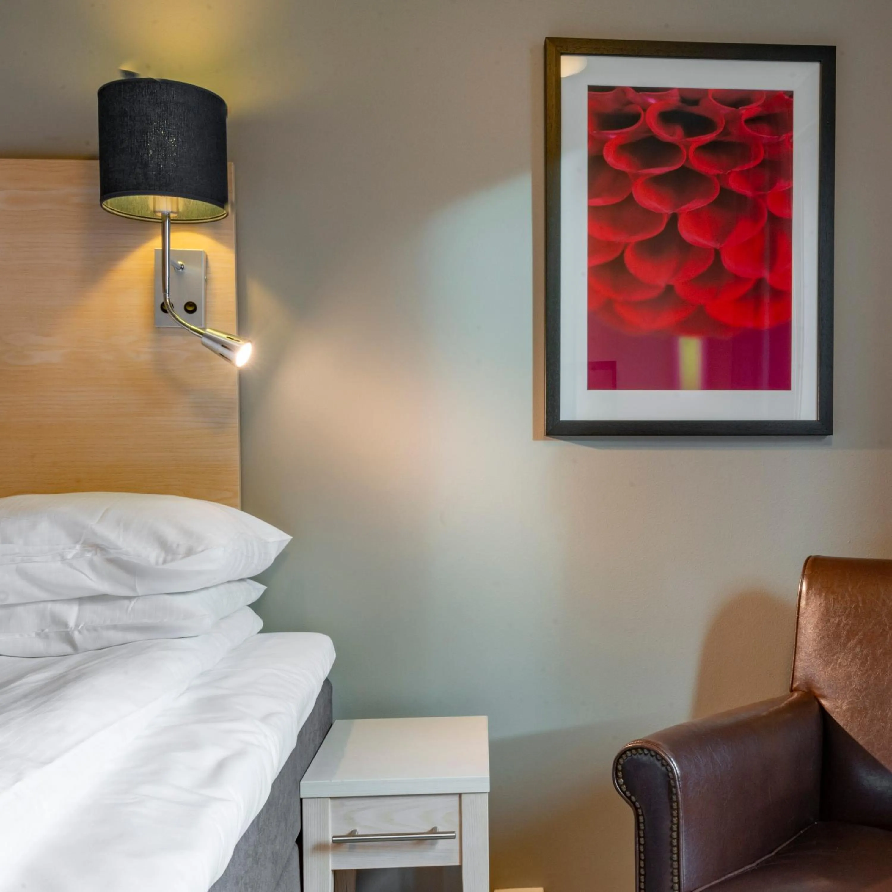 Bed in Scandic Meyergården