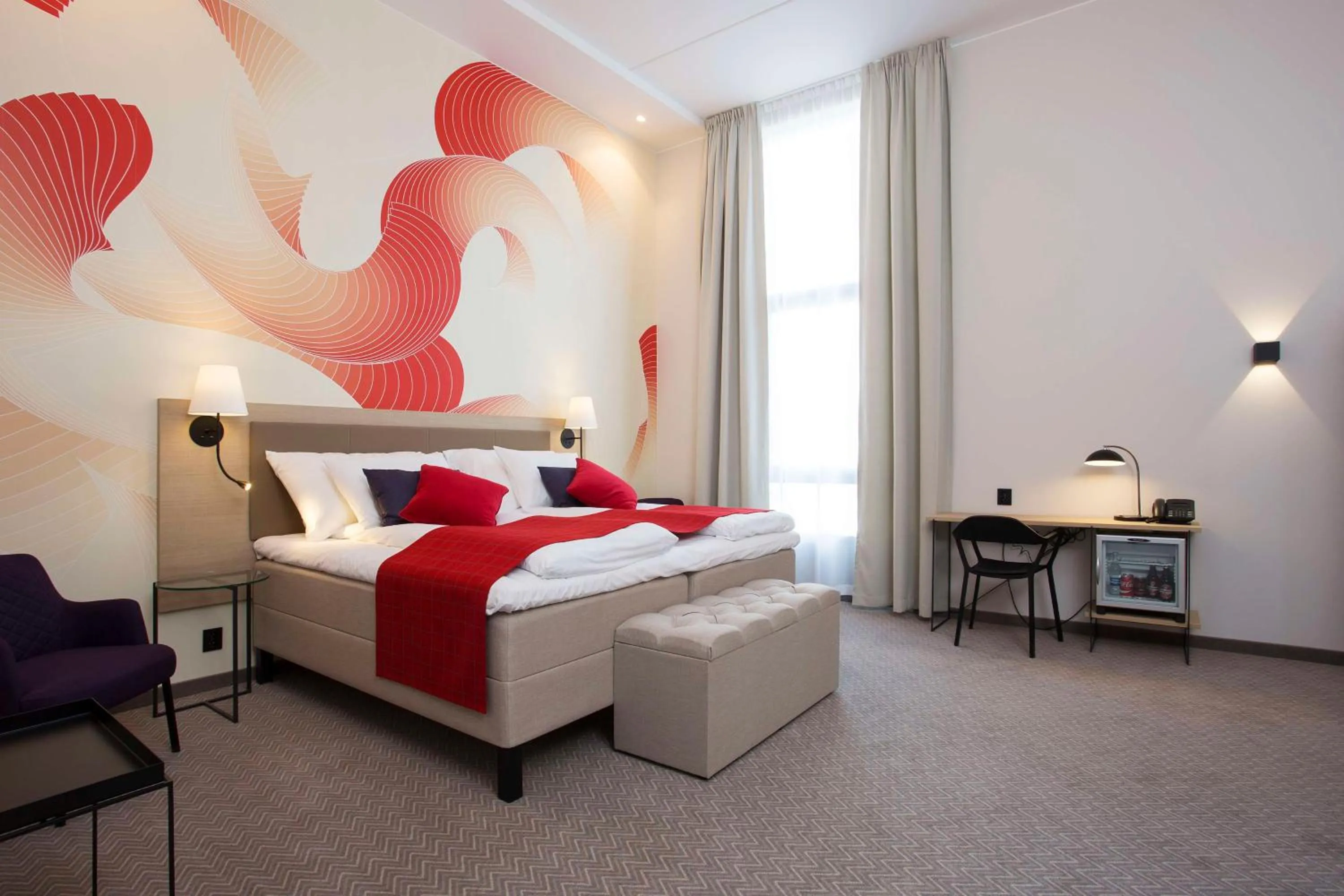 Bedroom, Bed in Scandic Meyergården