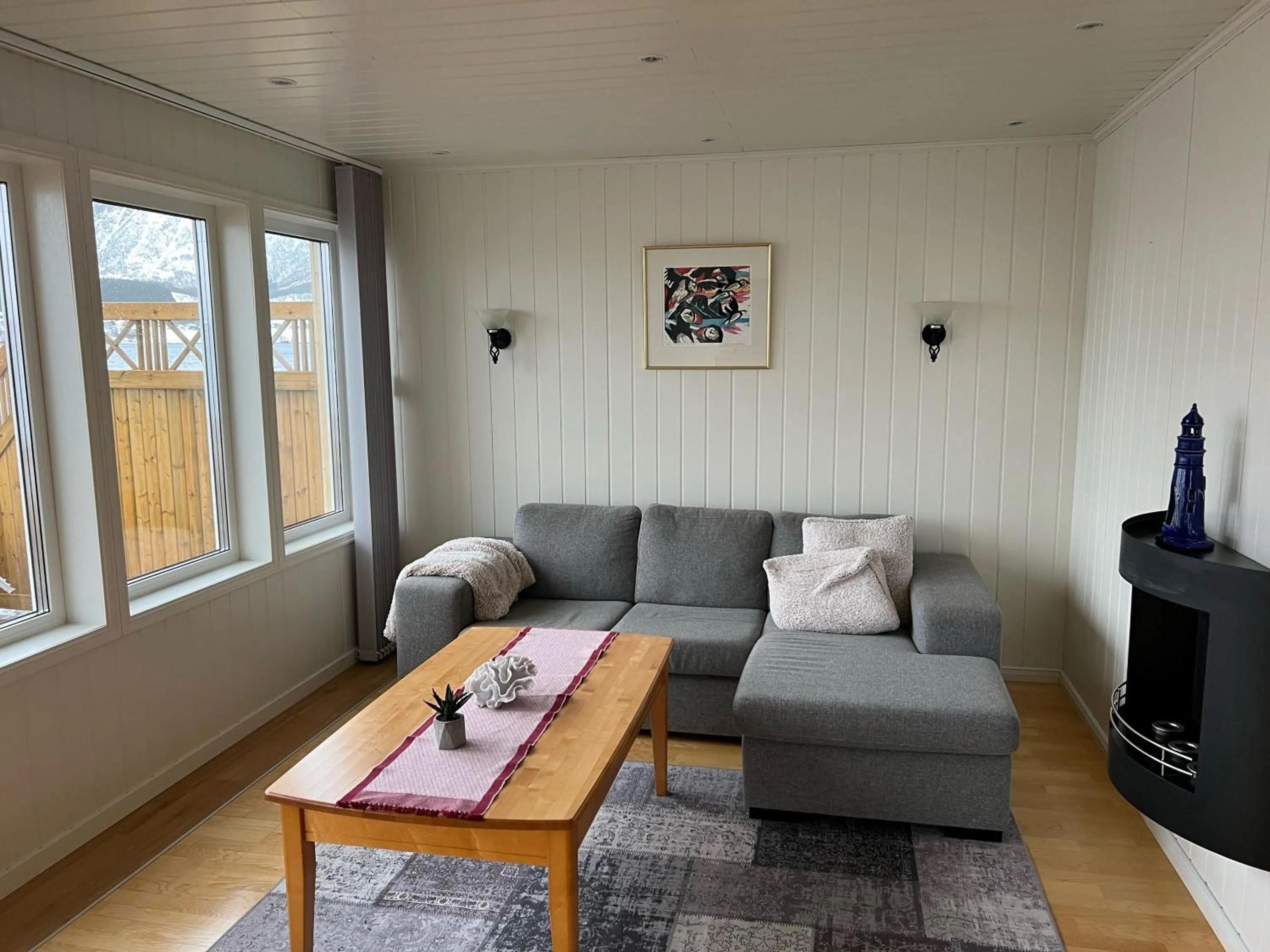 Living room in Vesterålen Resort & Kysthotell