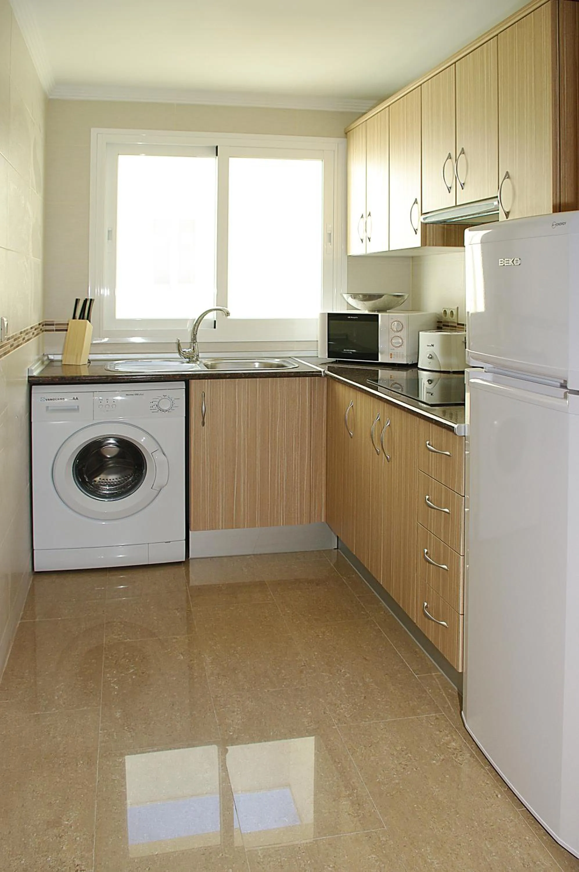 Kitchen or kitchenette in Apartamentos Euromar Playa