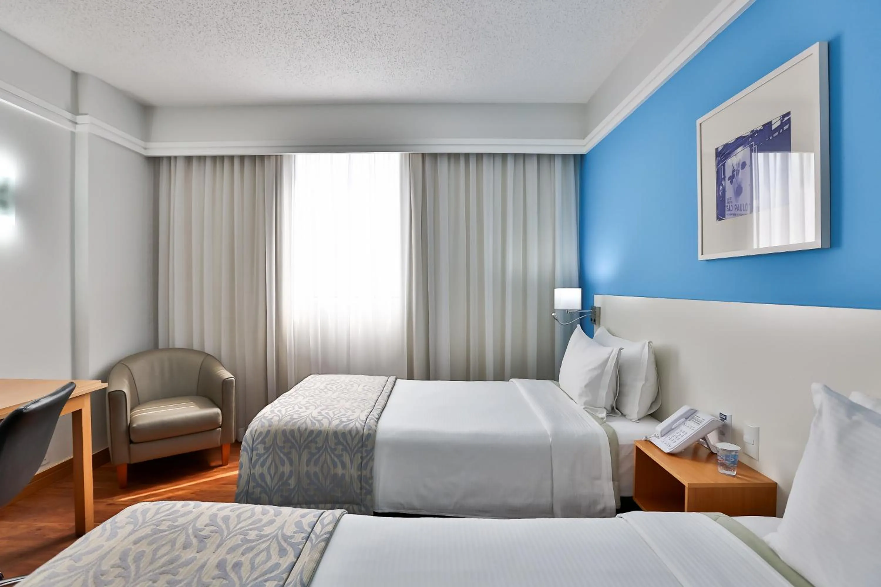 Bed in Slaviero São Paulo Downtown