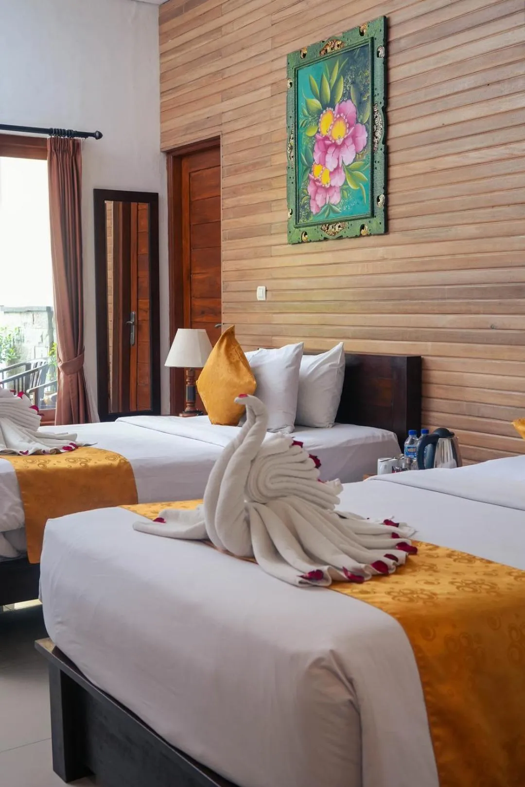 Bed in Hotel Arsa Santhi Nusa Penida