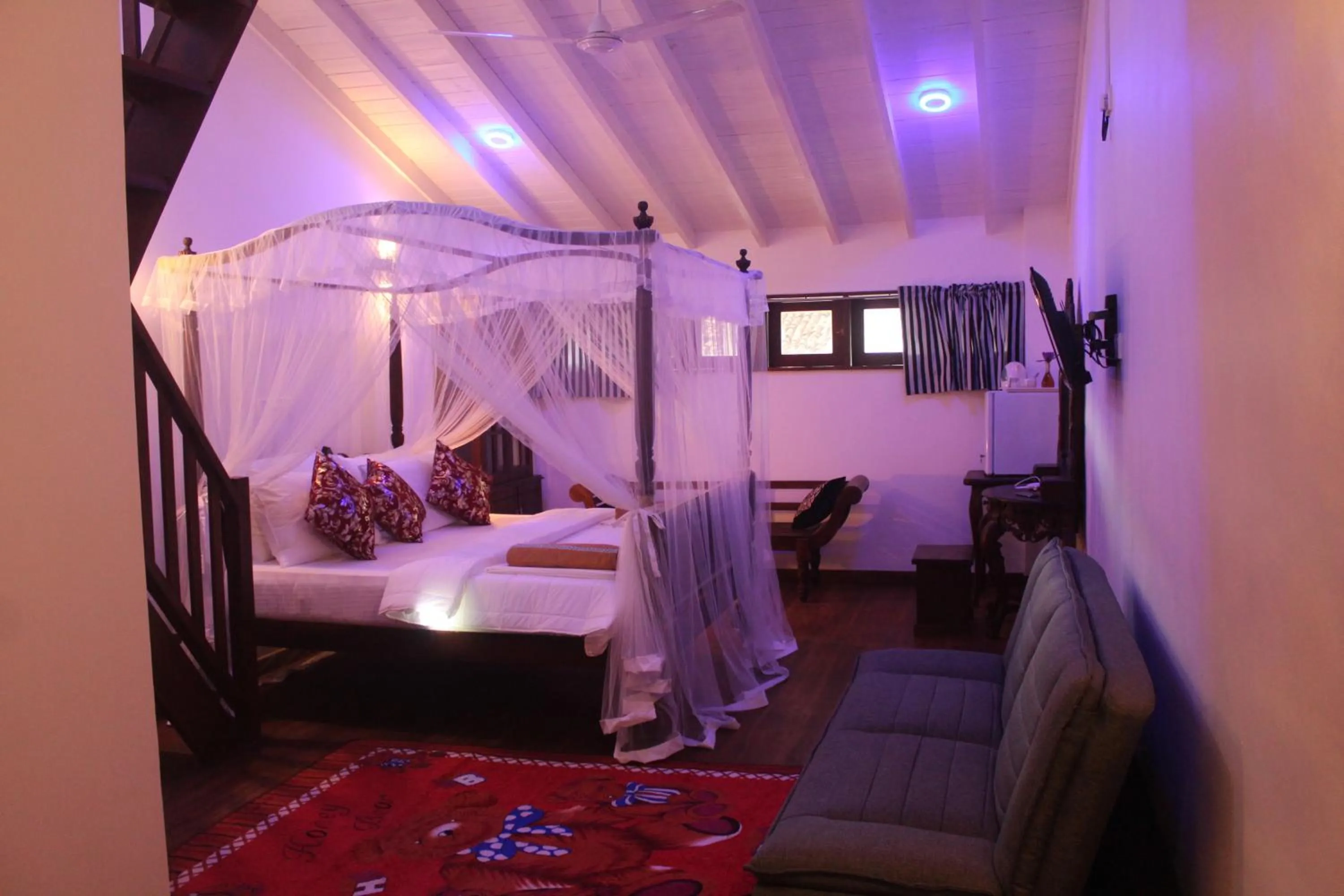 Bed in Dream Villa Galle Fort