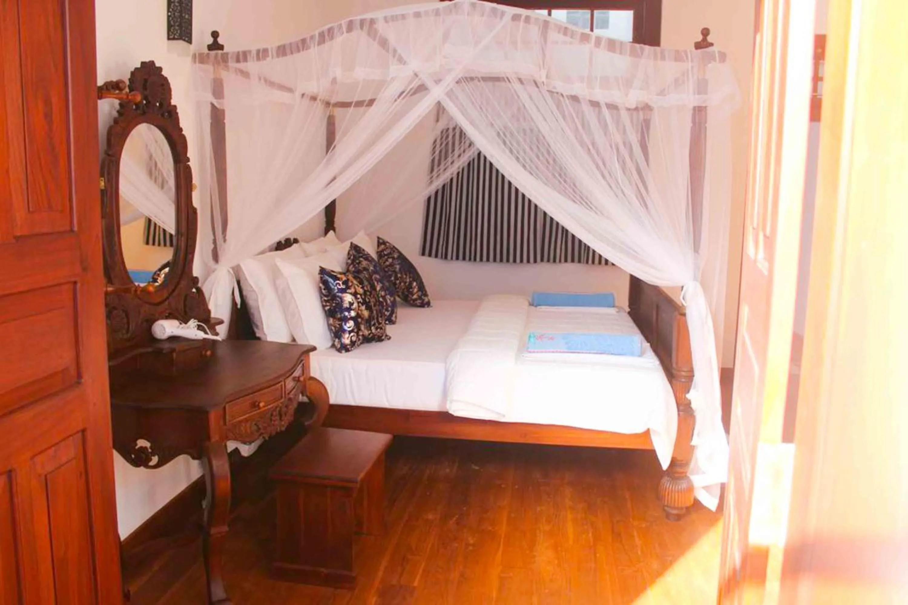 Bed in Dream Villa Galle Fort