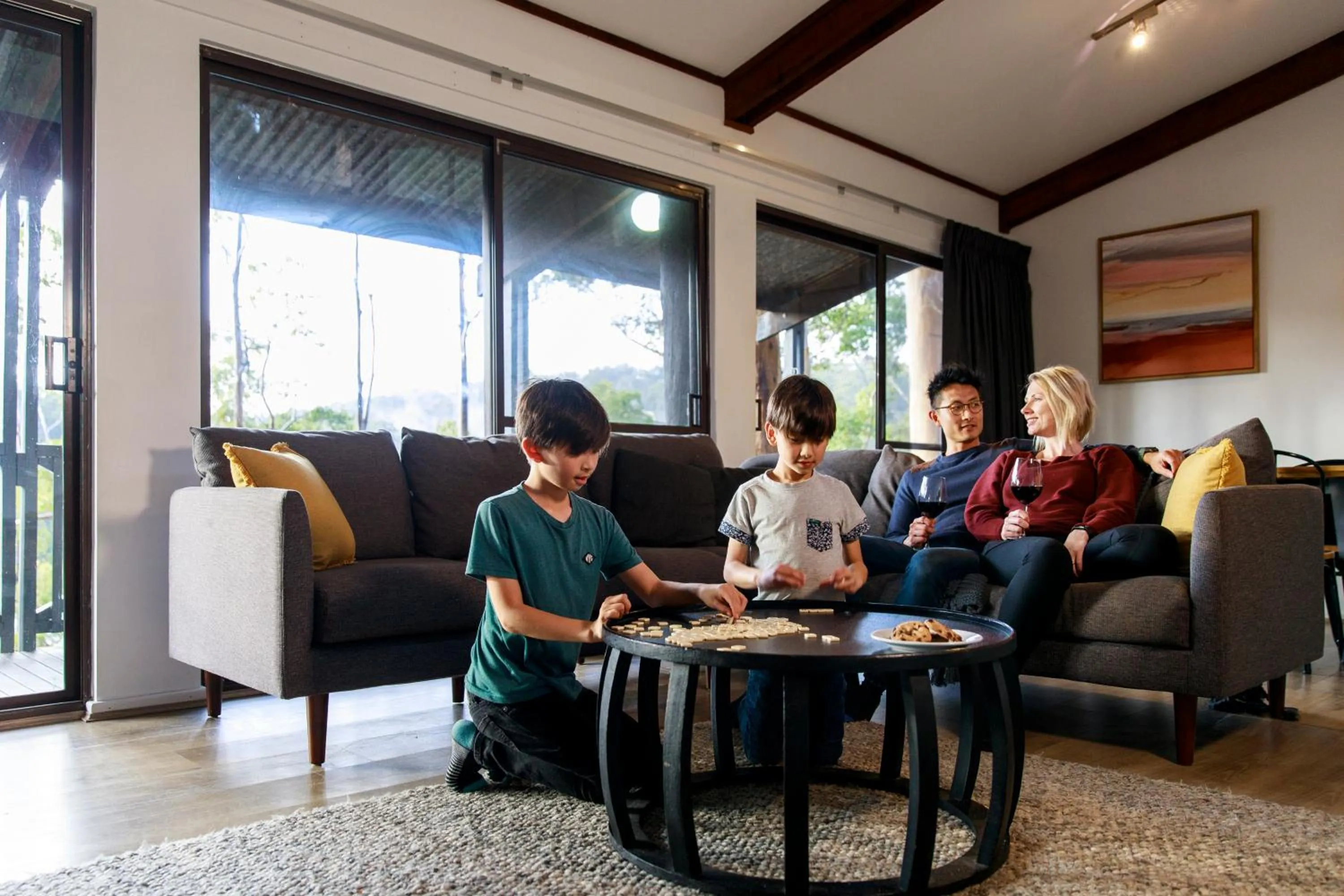 Living room in RAC Karri Valley Resort