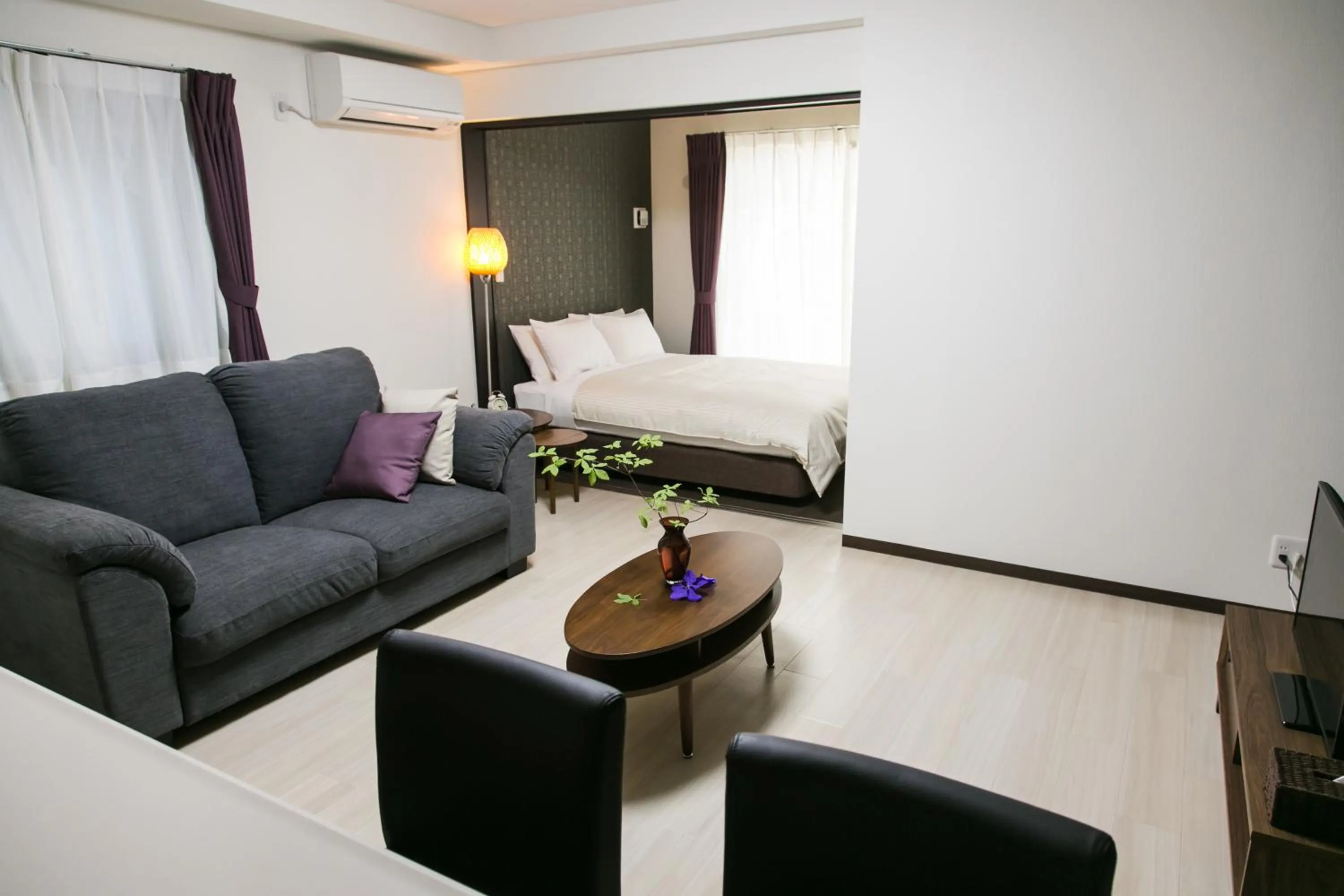 Living room in Kyoto Four Sisters Residence