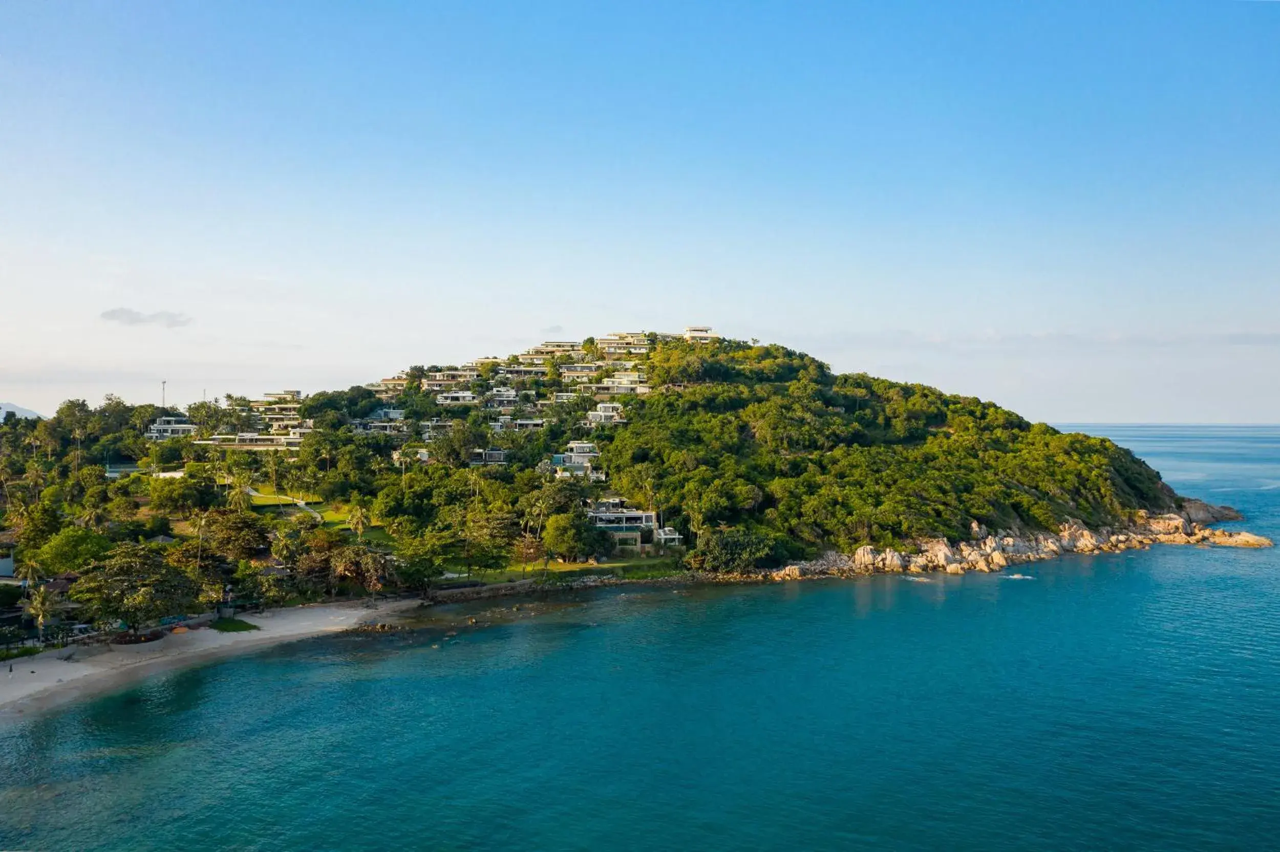 Bird's eye view in Samujana Villas Bird's eye view in Samujana Villas