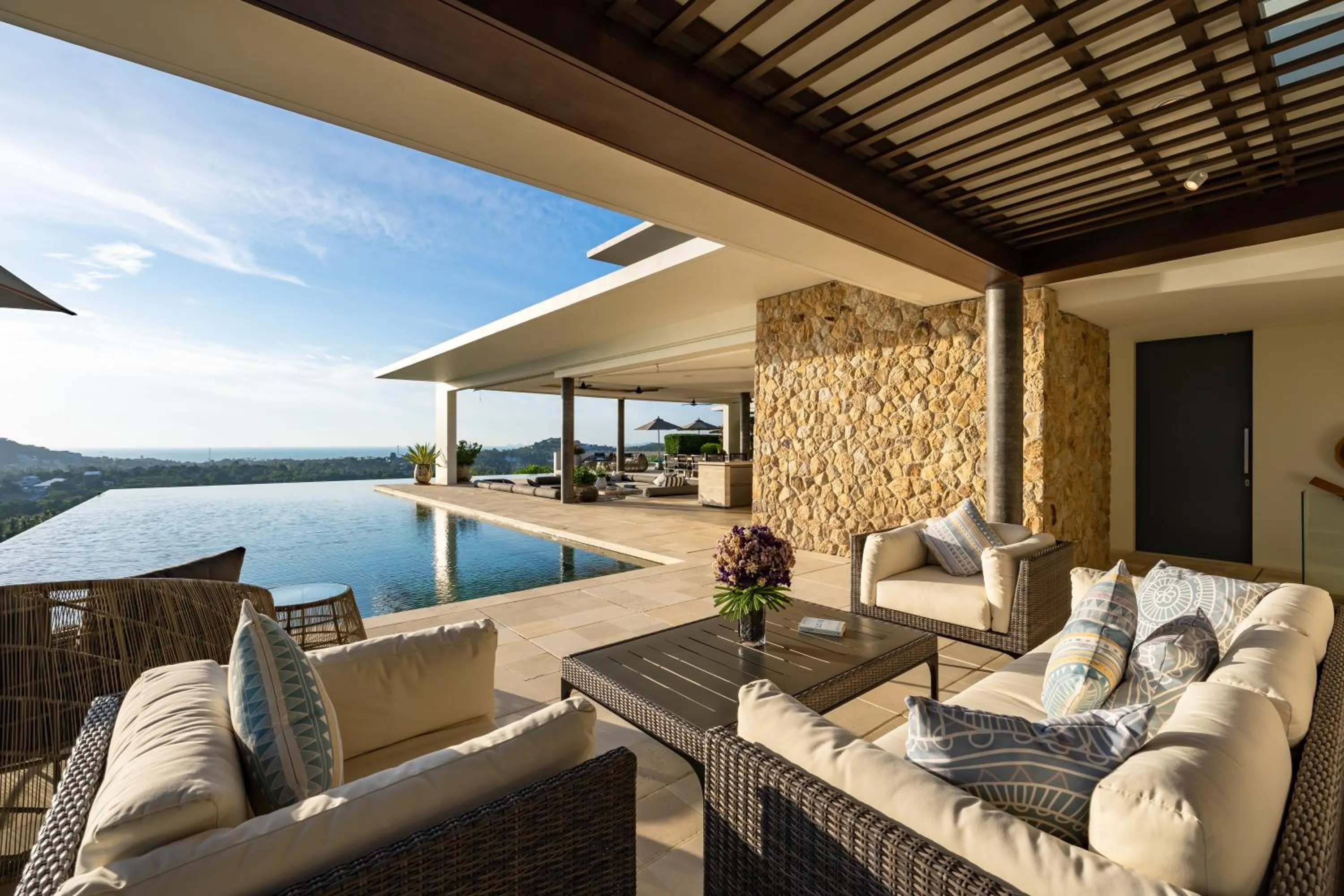 Swimming pool in Samujana Villas