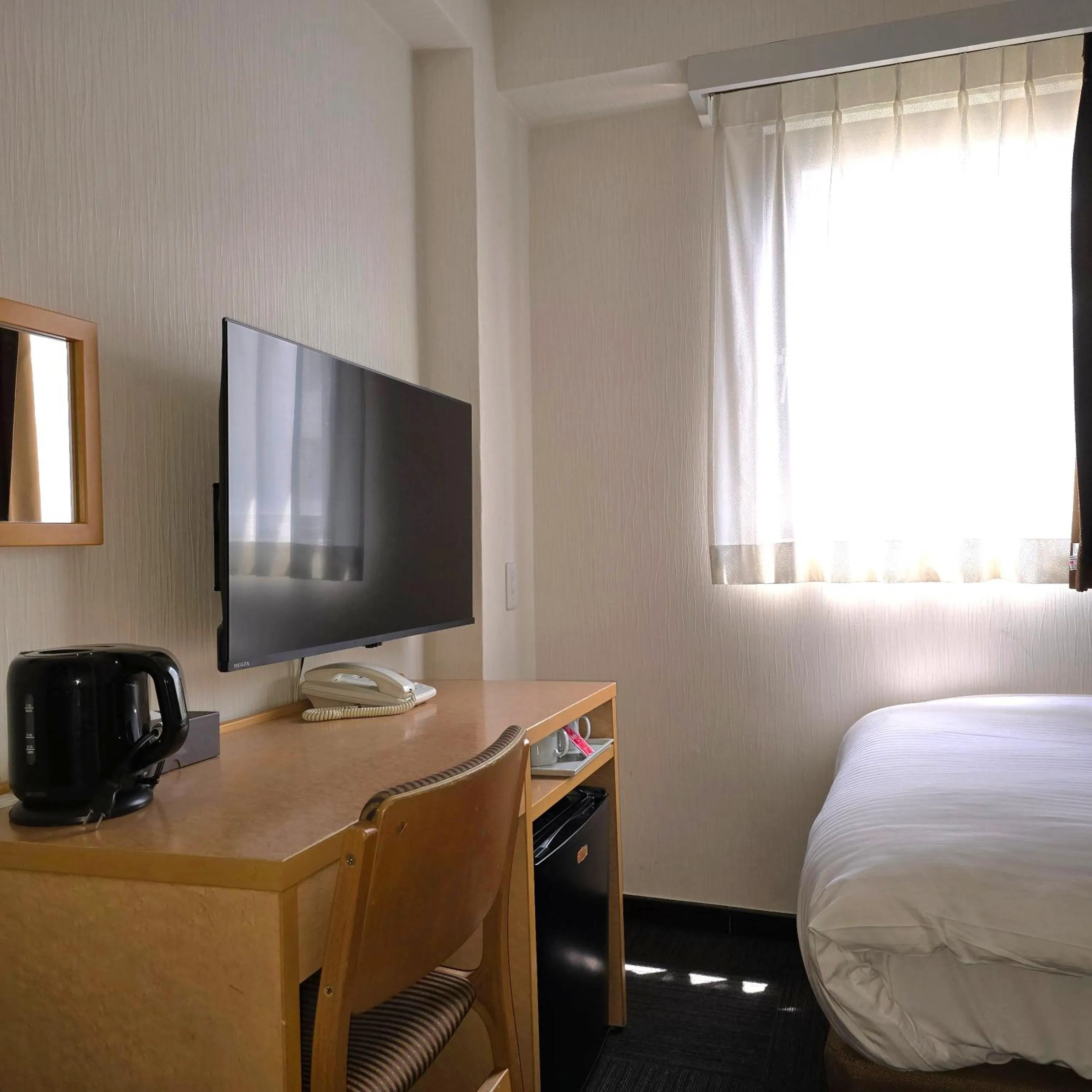 TV and multimedia, Bed in Ueno First City Hotel