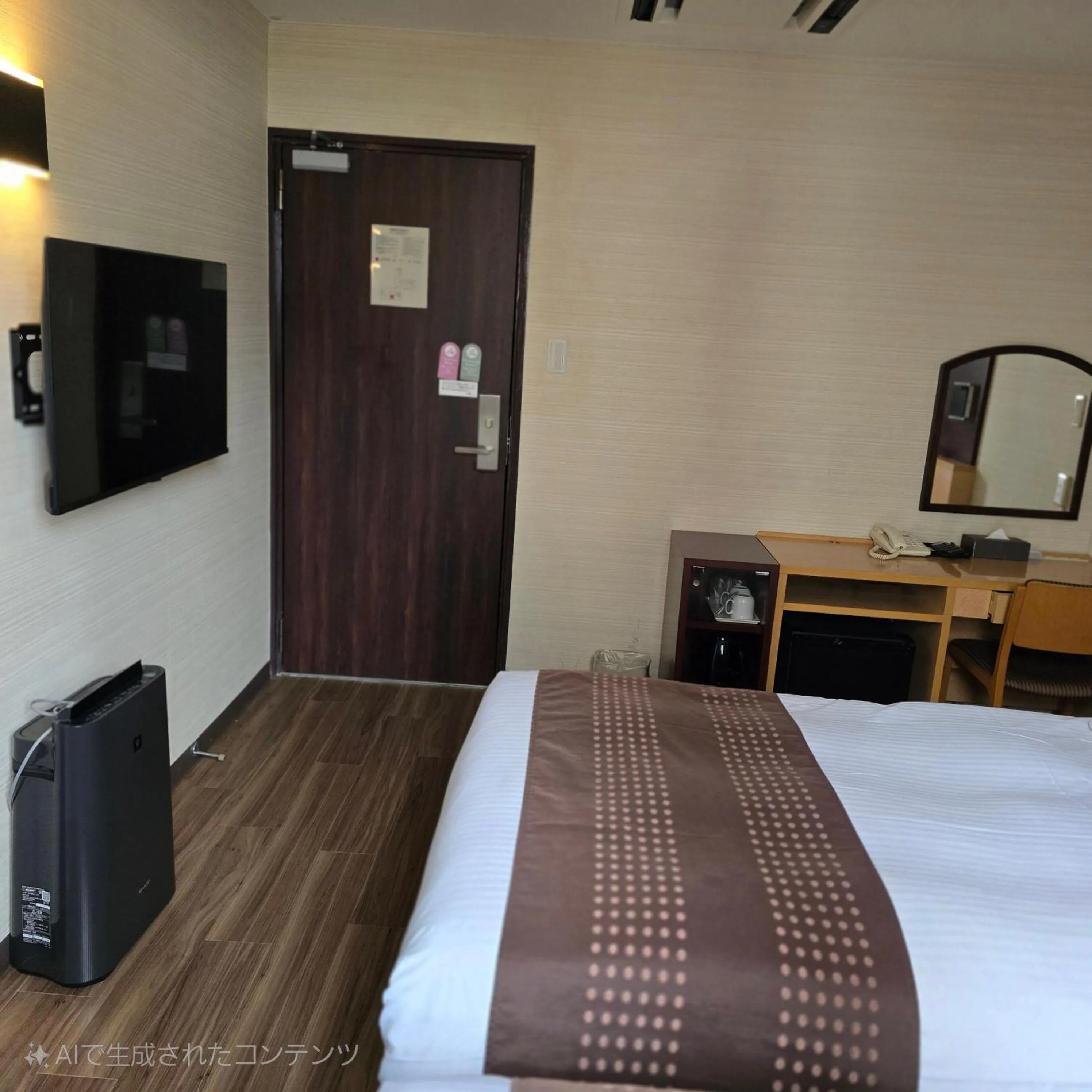 Photo of the whole room, Bed in Ueno First City Hotel