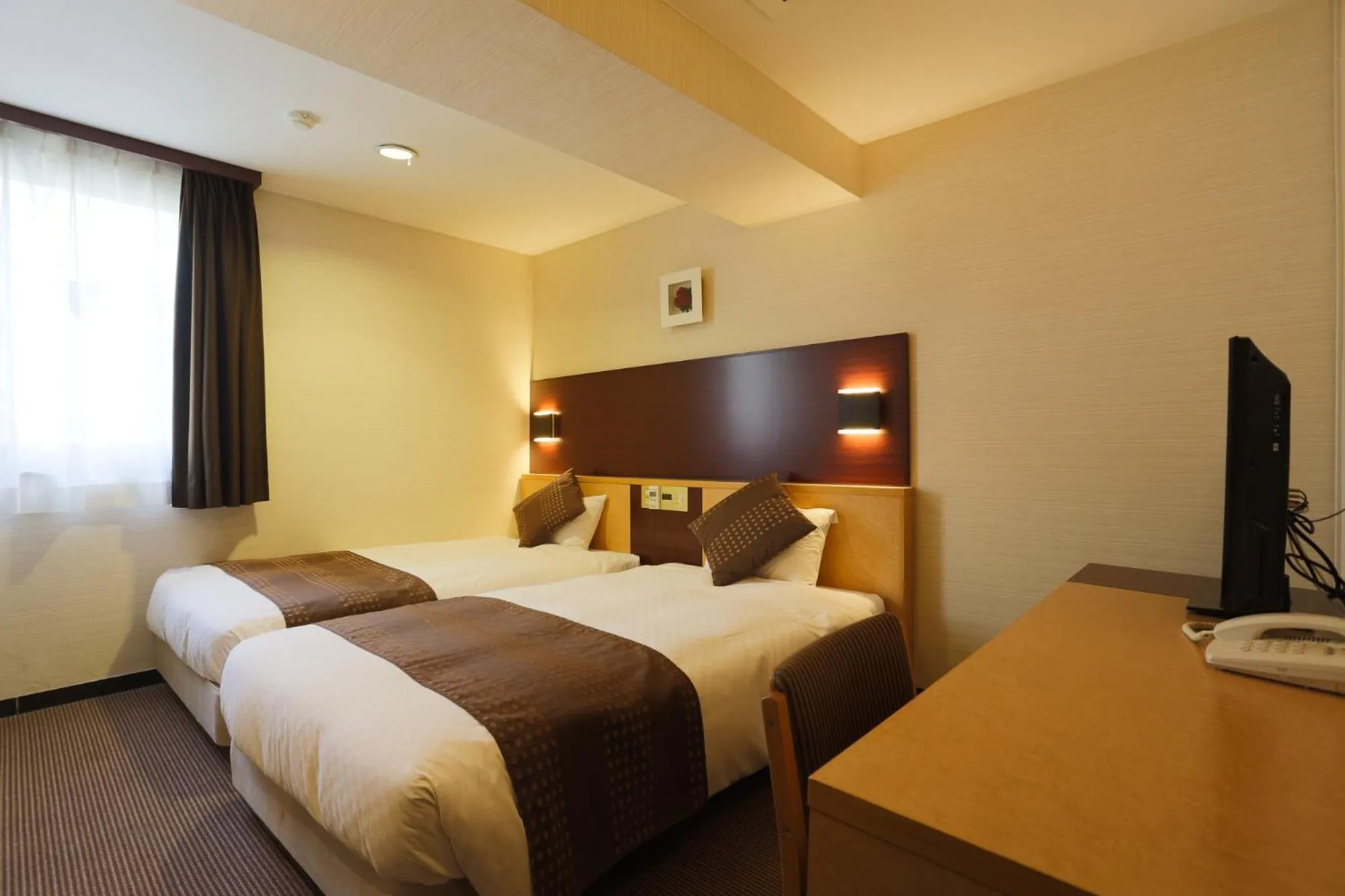 Bed in Ueno First City Hotel