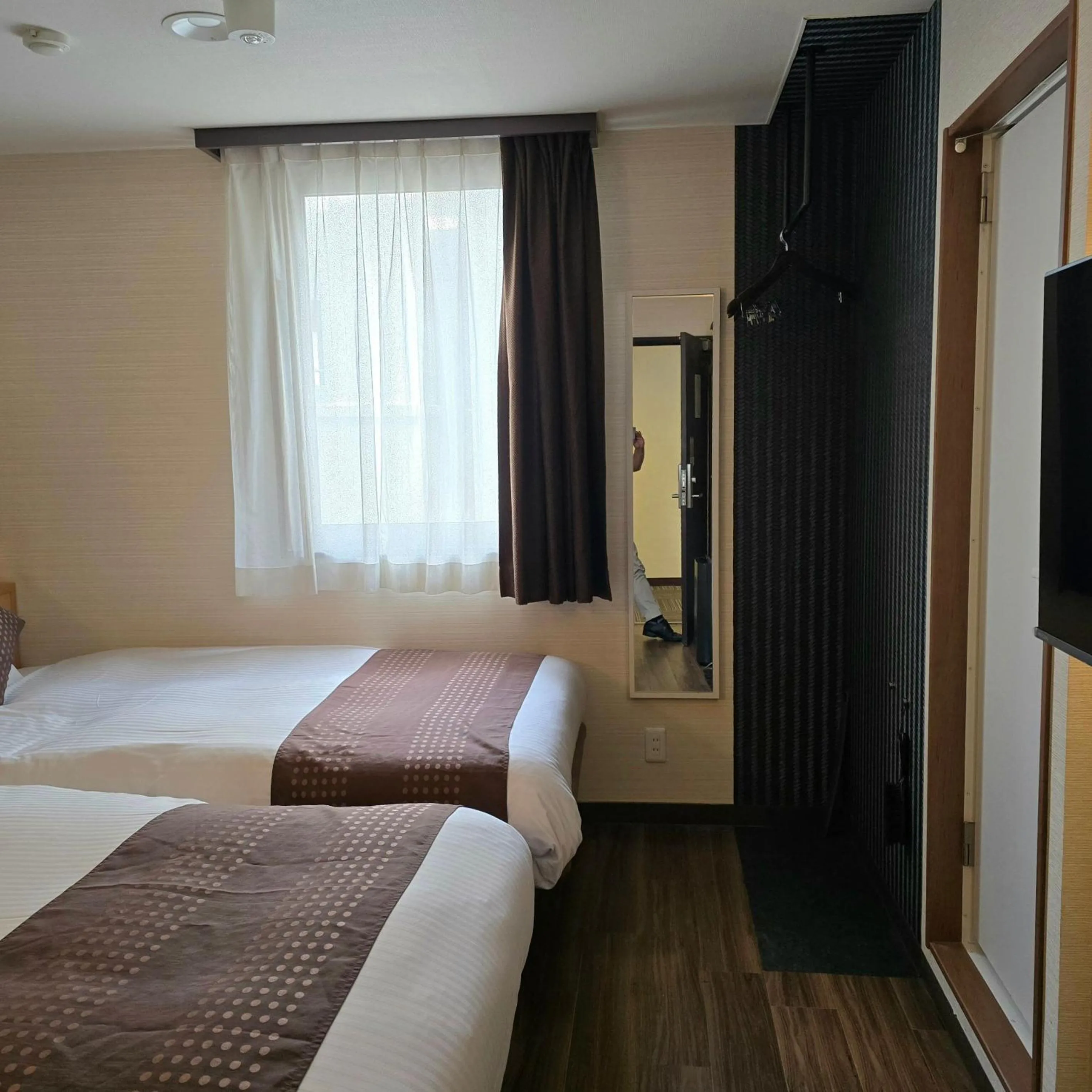 Photo of the whole room, Bed in Ueno First City Hotel