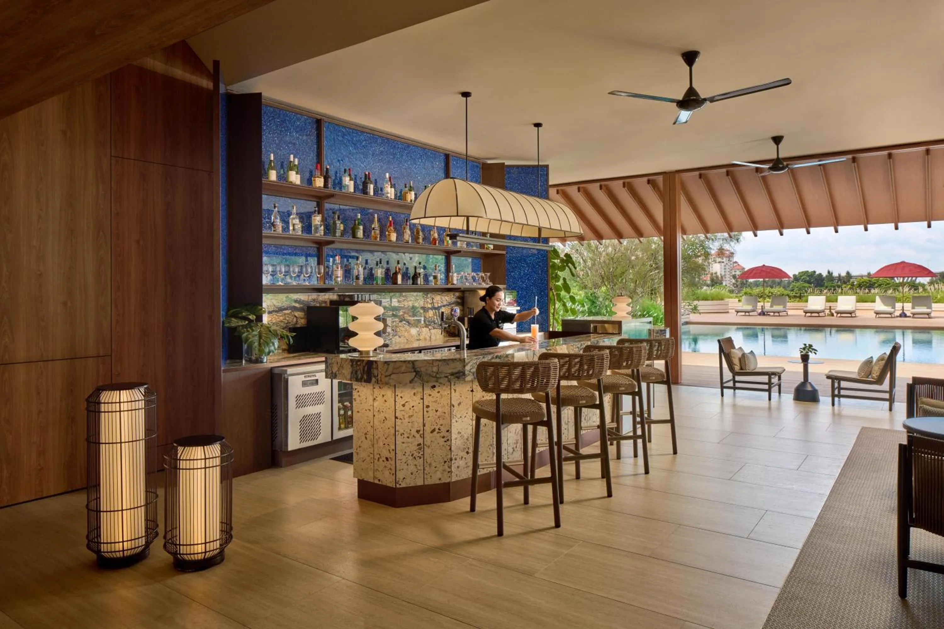 Swimming pool in PARKROYAL on Beach Road, Singapore