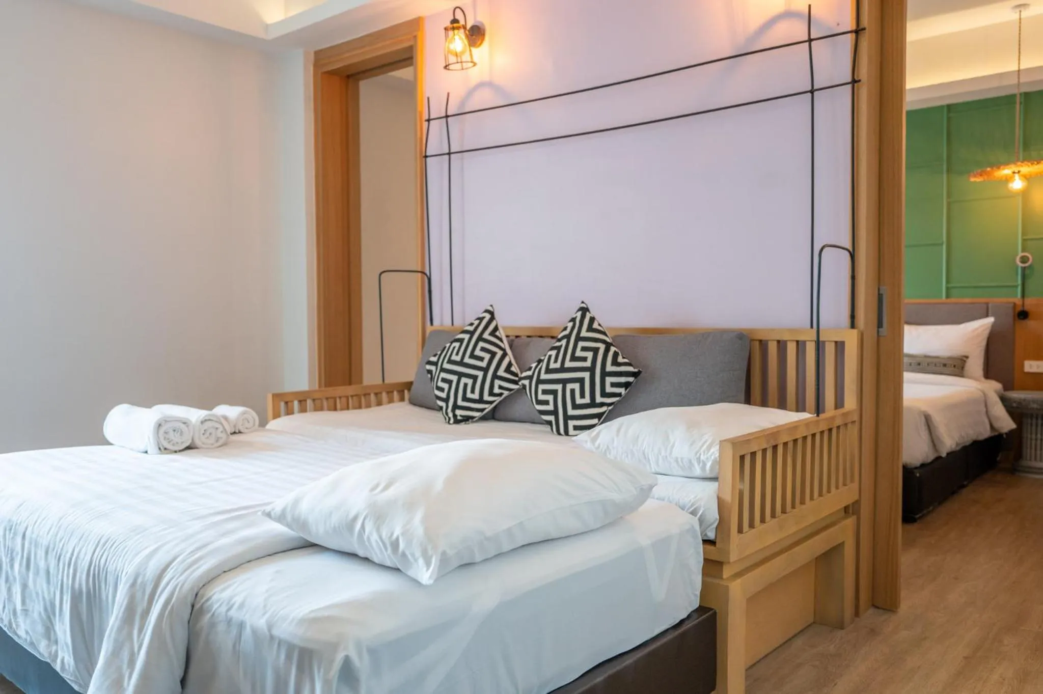 Bed in Luck Thai Hotel