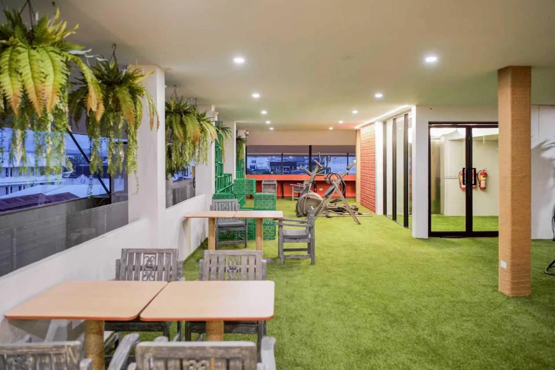 Seating area in Luck Thai Hotel