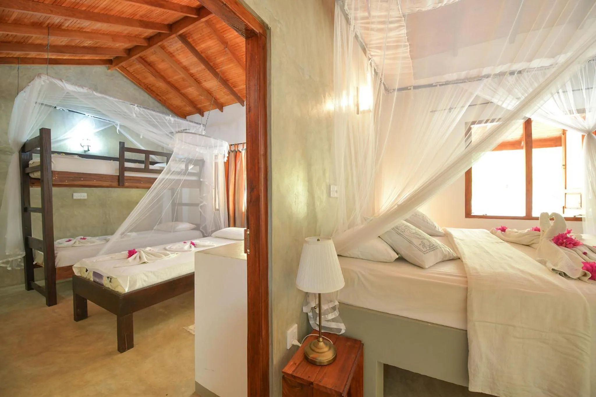 Bed in De Silva Palm Resort