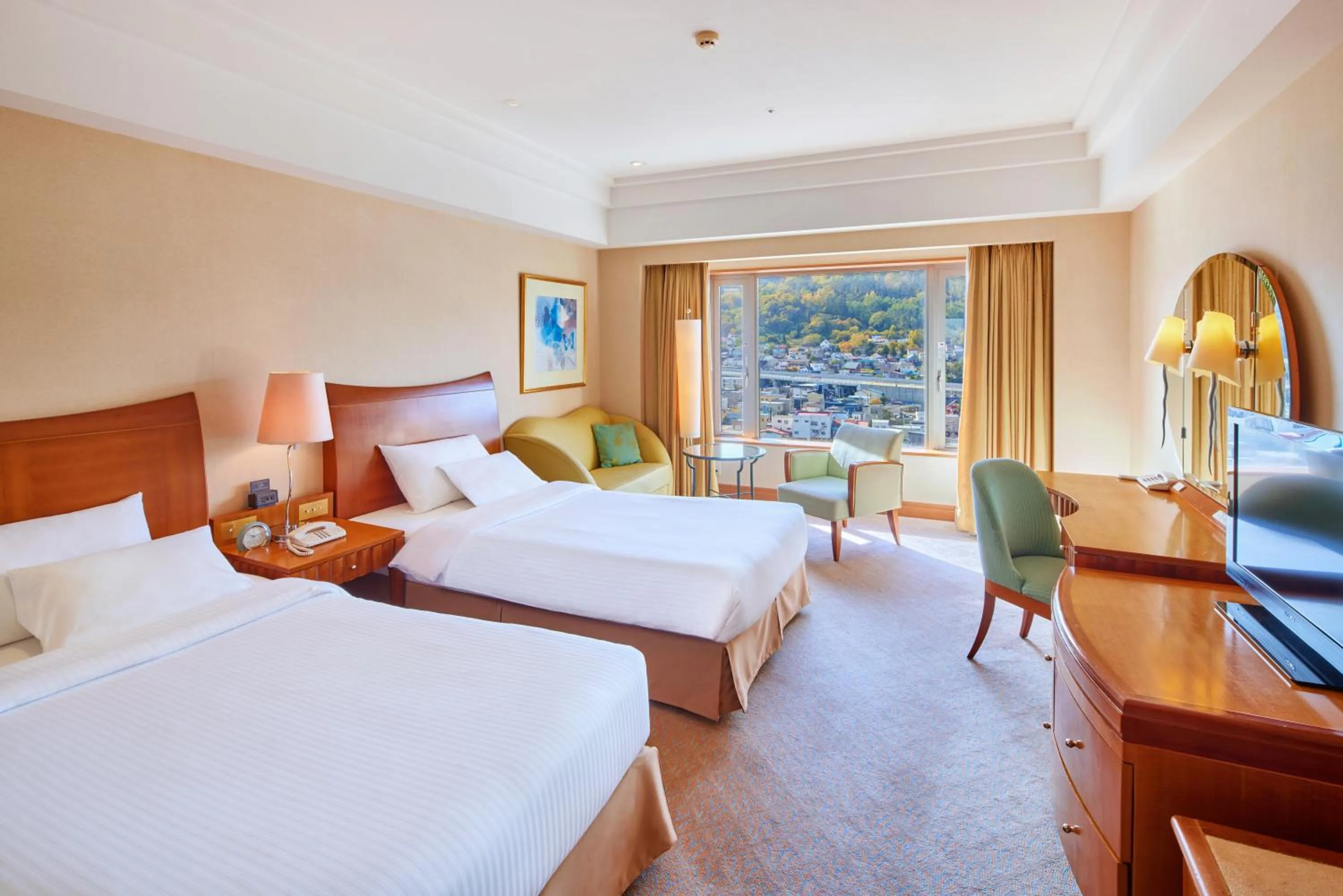 Photo of the whole room, Bed in Grand Park Otaru