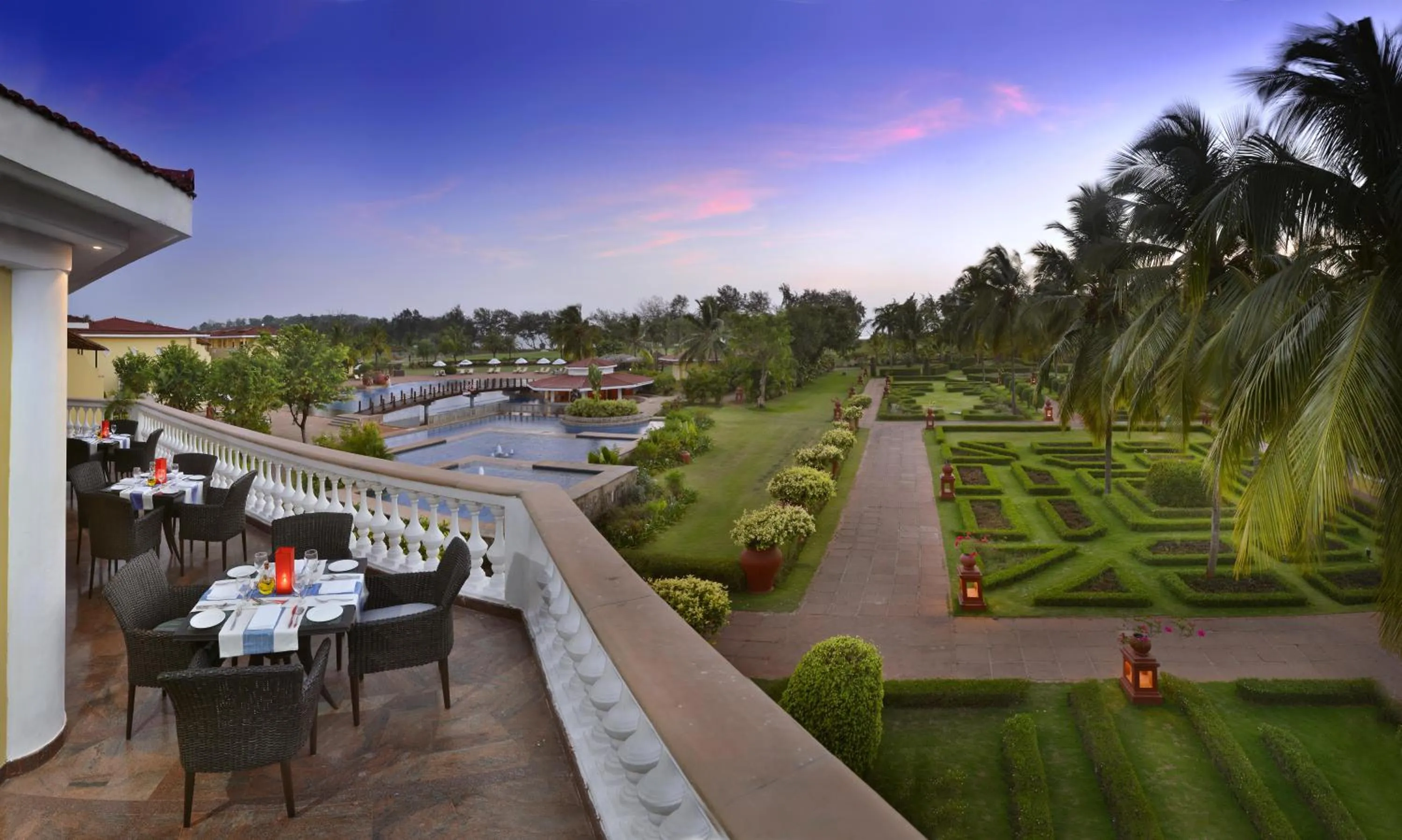 Garden view in The LaLiT Golf & Spa Resort Goa