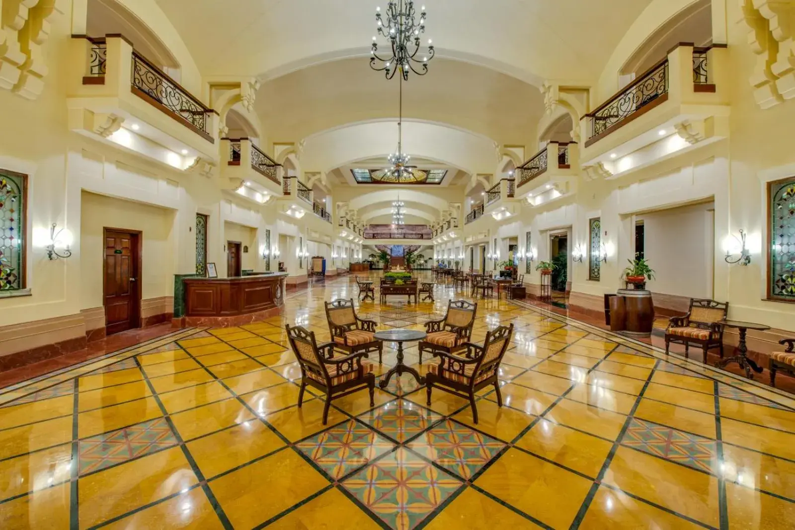 Lobby or reception in The LaLiT Golf & Spa Resort Goa Lobby or reception in The LaLiT Golf & Spa Resort Goa