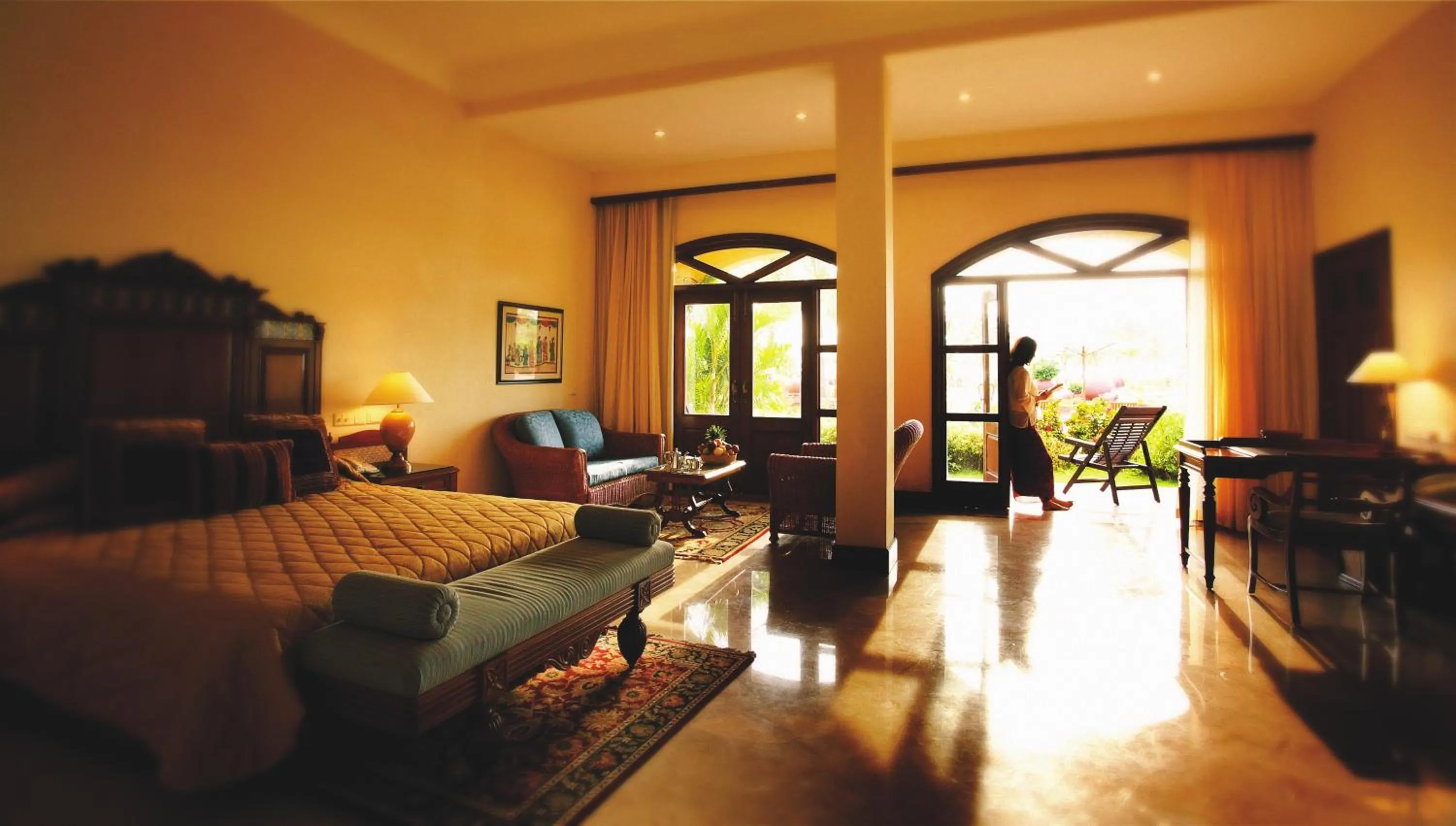 Bedroom, Bed in The LaLiT Golf & Spa Resort Goa