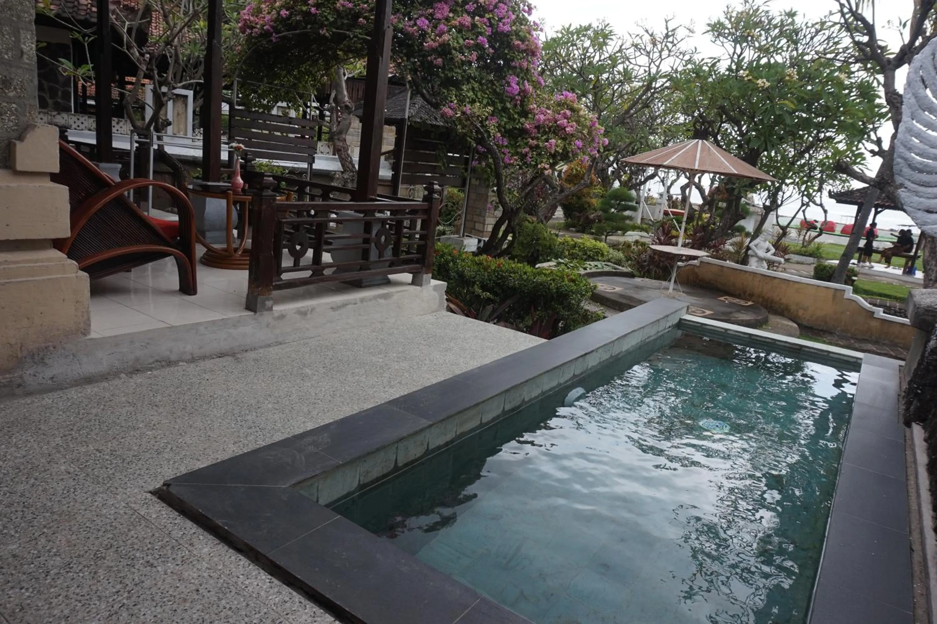 Pool view in Bali Taman Beach Resort & Spa Lovina