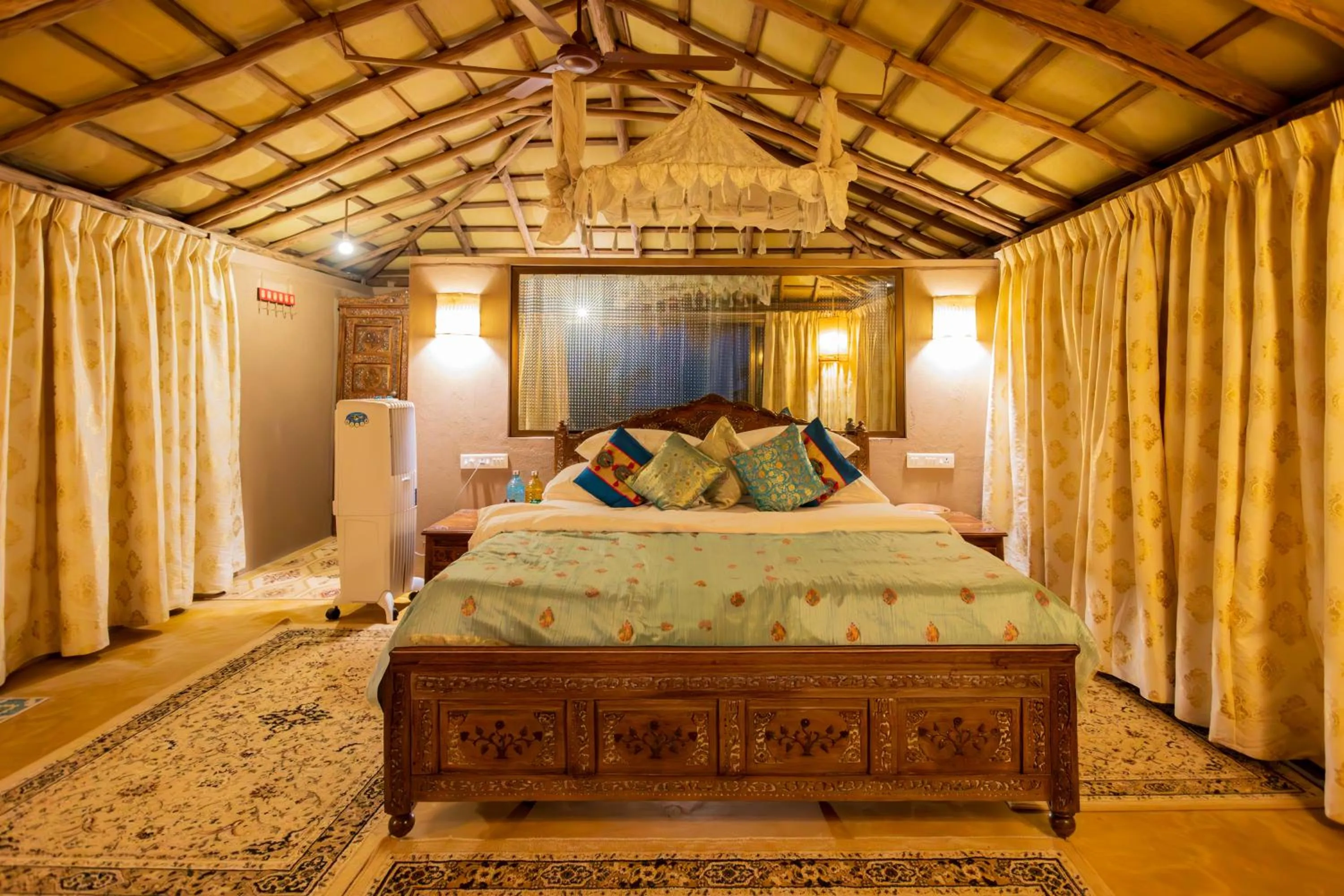 Bedroom, Bed in Dwarka Beach Resort Goa