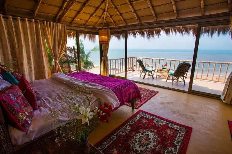 Bed in Dwarka Beach Resort Goa