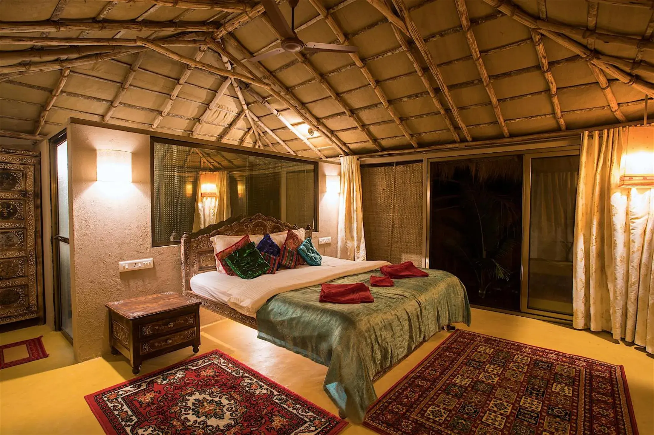 Bed in Dwarka Beach Resort Goa Bed in Dwarka Beach Resort Goa