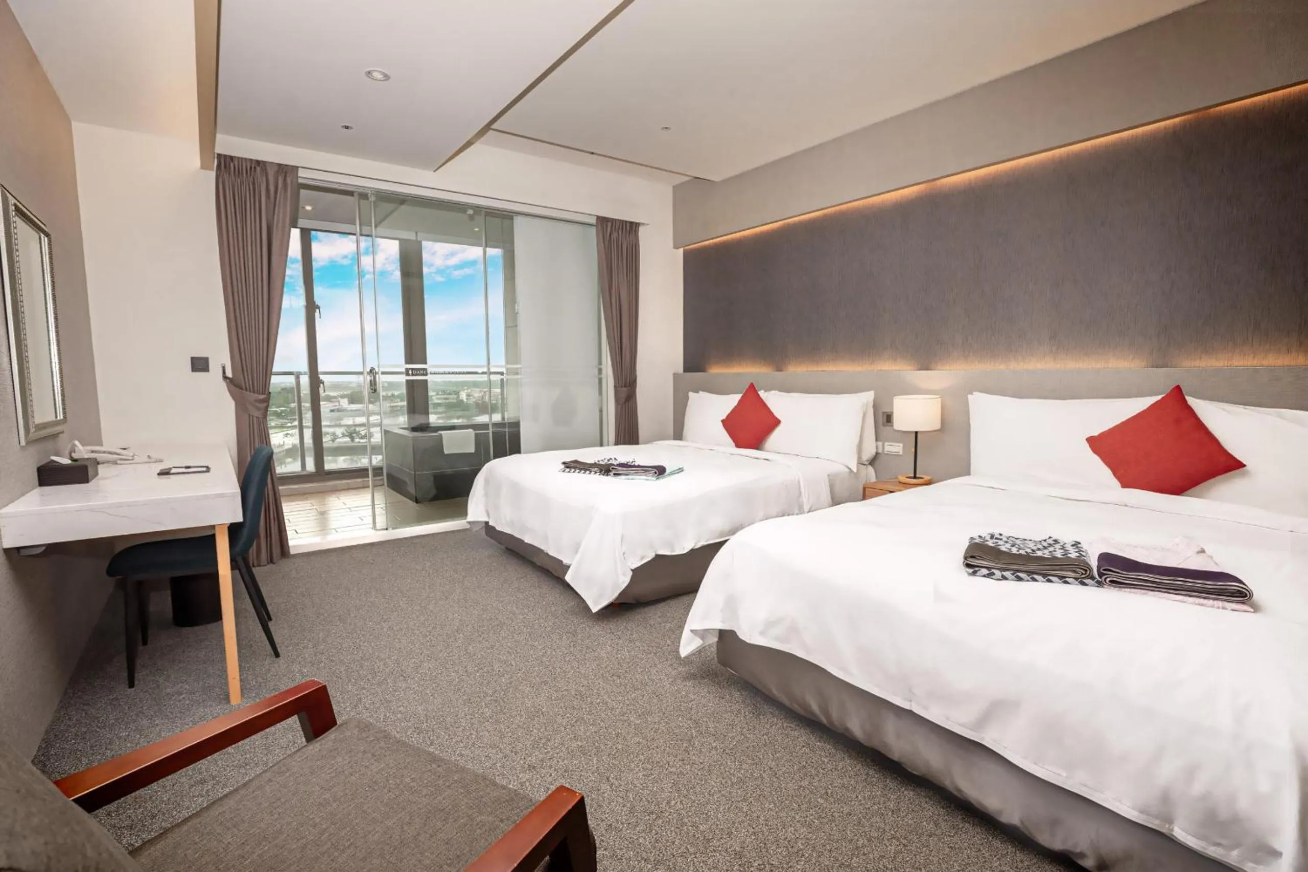 Bed in Dancewoods Hotel