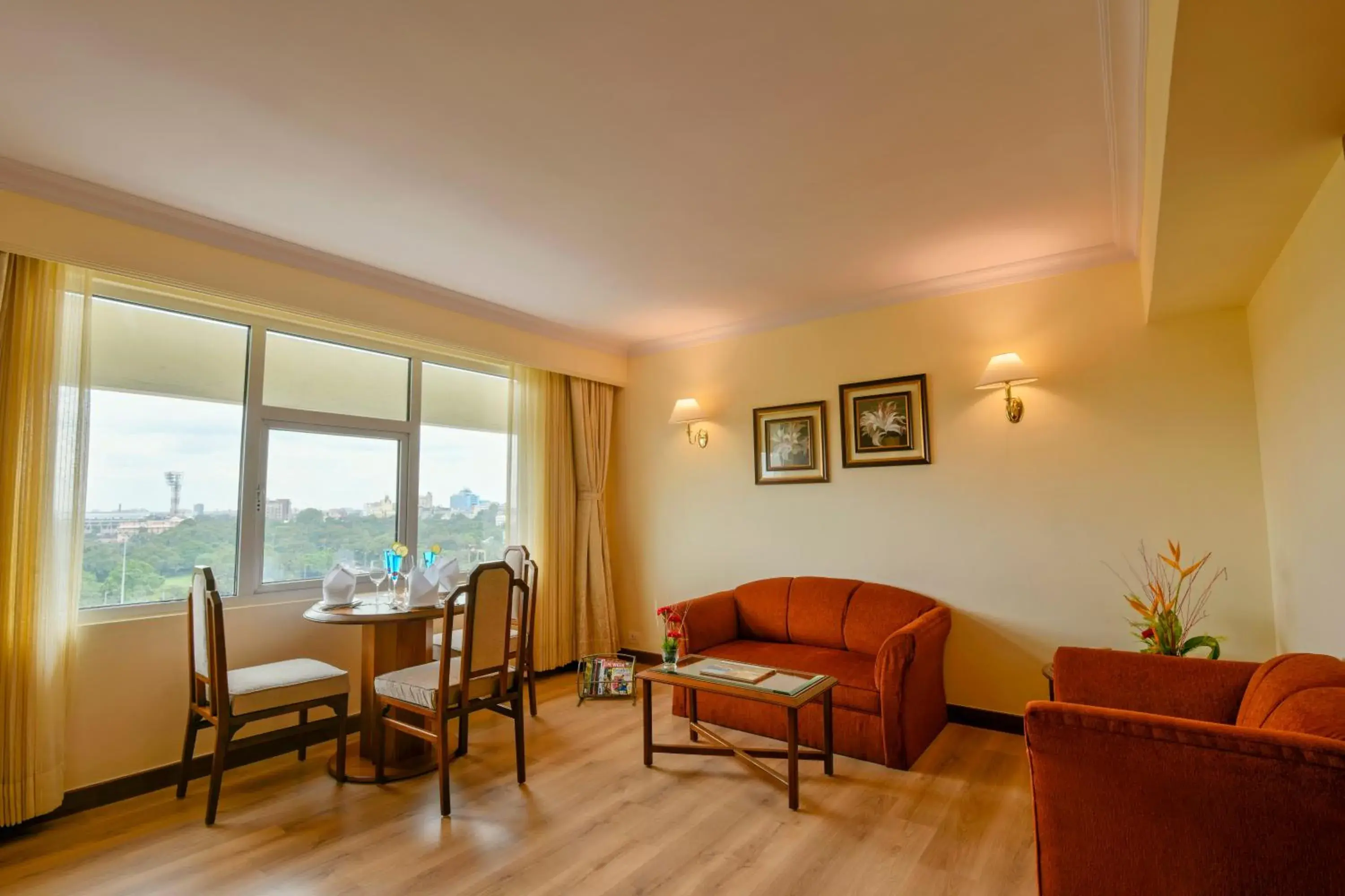 Living room in Peerless Hotel Kolkata Living room in Peerless Hotel Kolkata