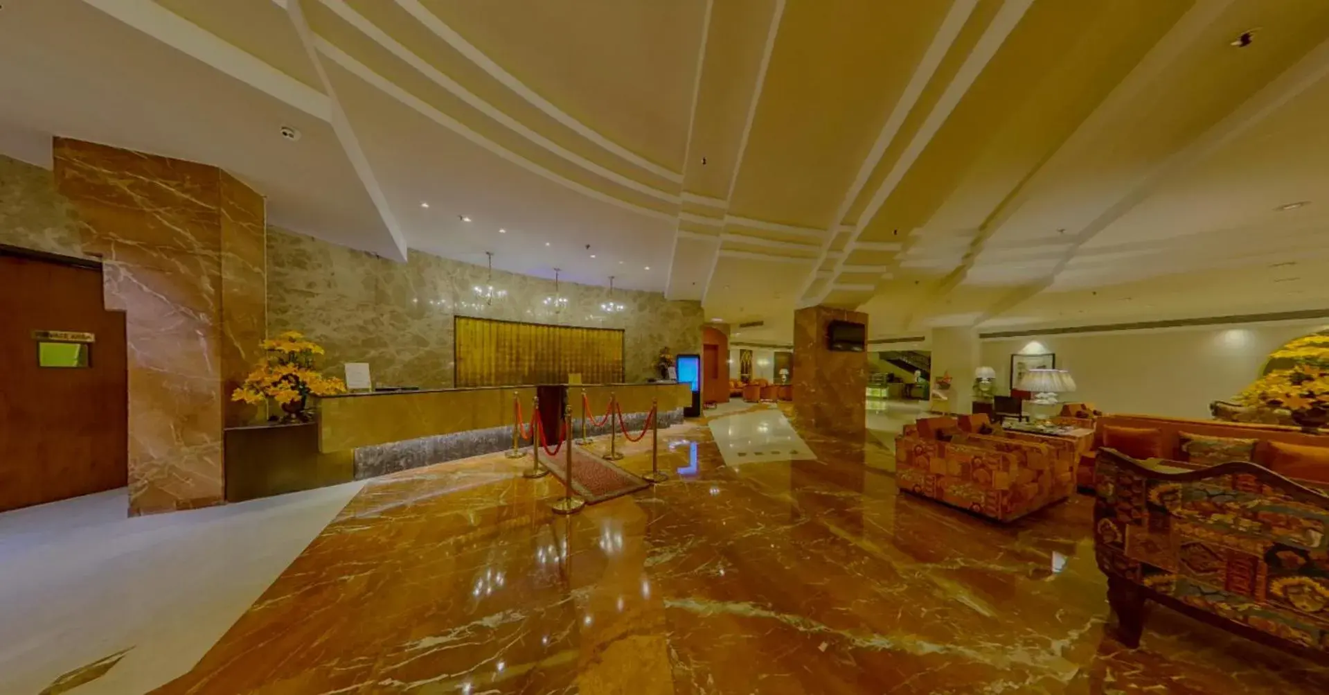 Lobby or reception in Peerless Hotel Kolkata Lobby or reception in Peerless Hotel Kolkata