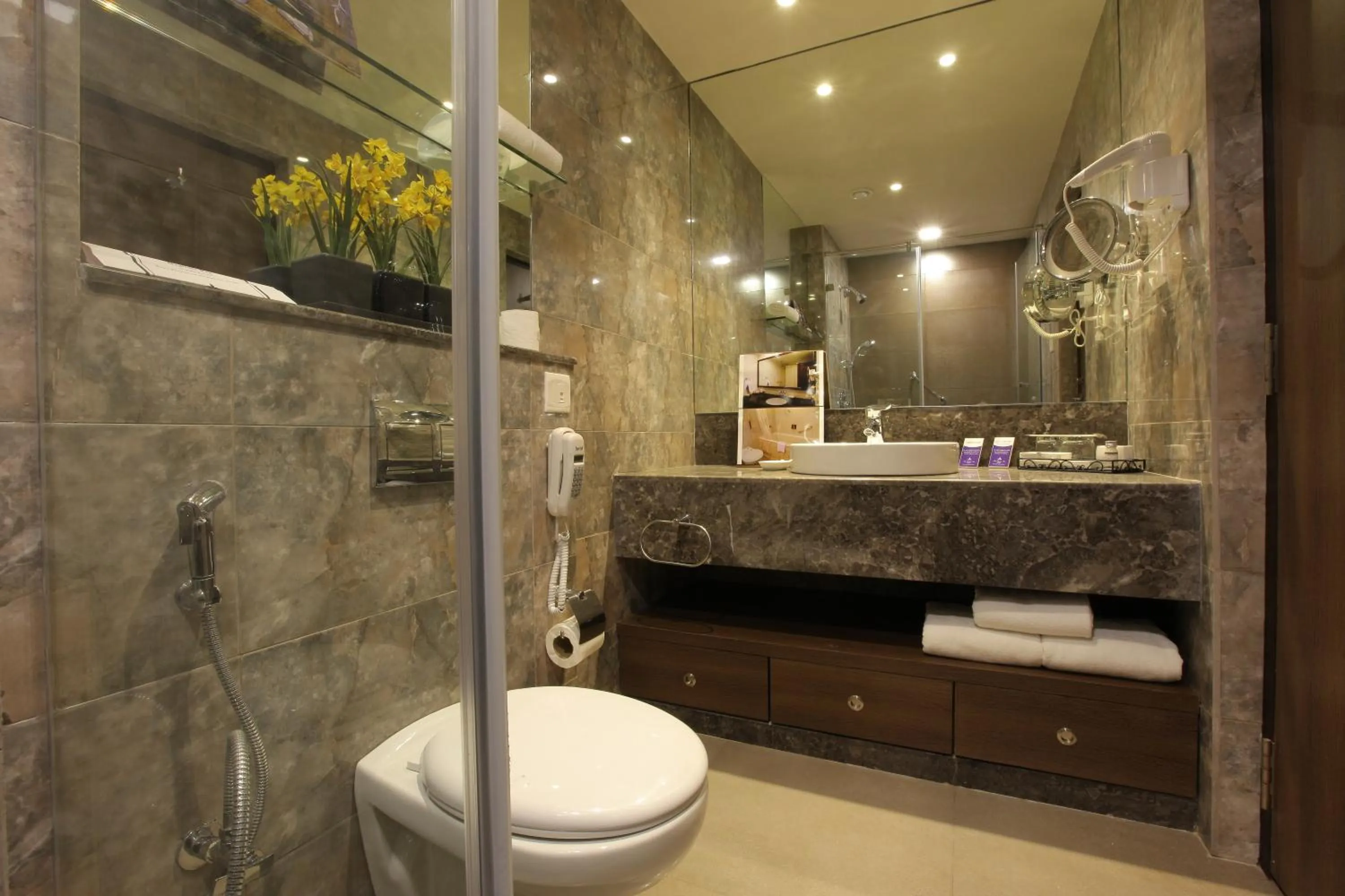 Bathroom in Peerless Hotel Kolkata