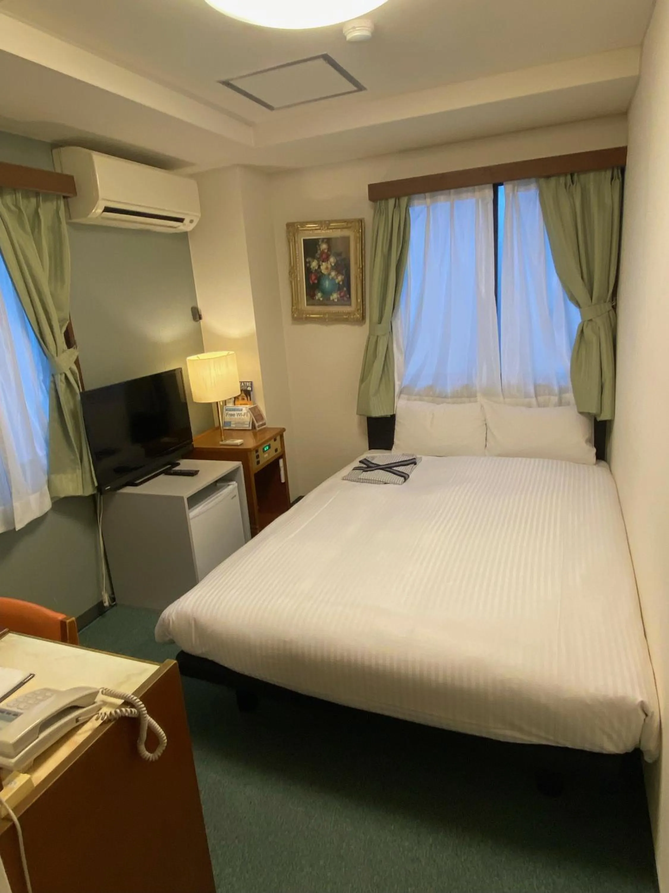 Bed in Hotel Tateshina