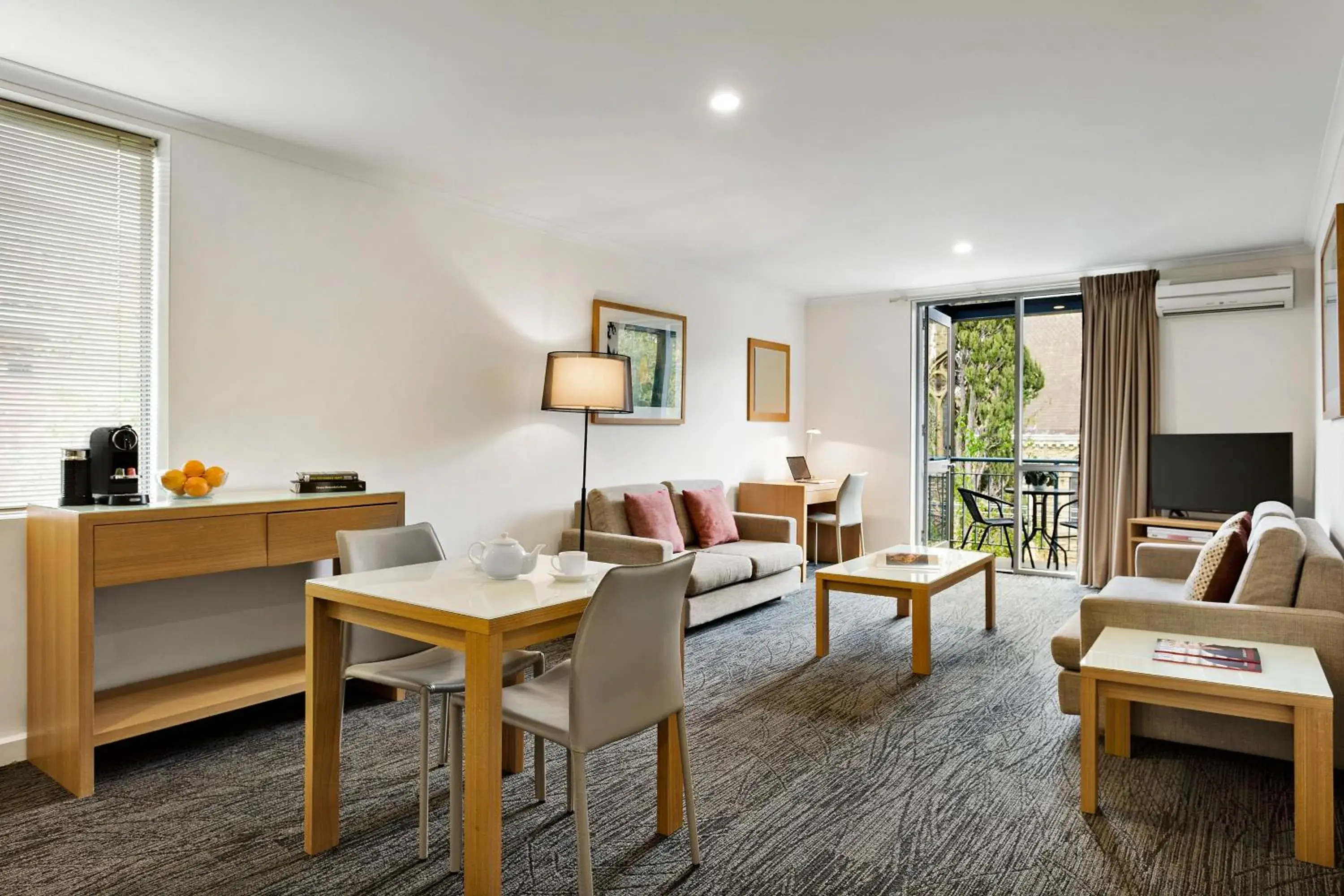 Living room in Quest St Kilda Bayside Living room in Quest St Kilda Bayside