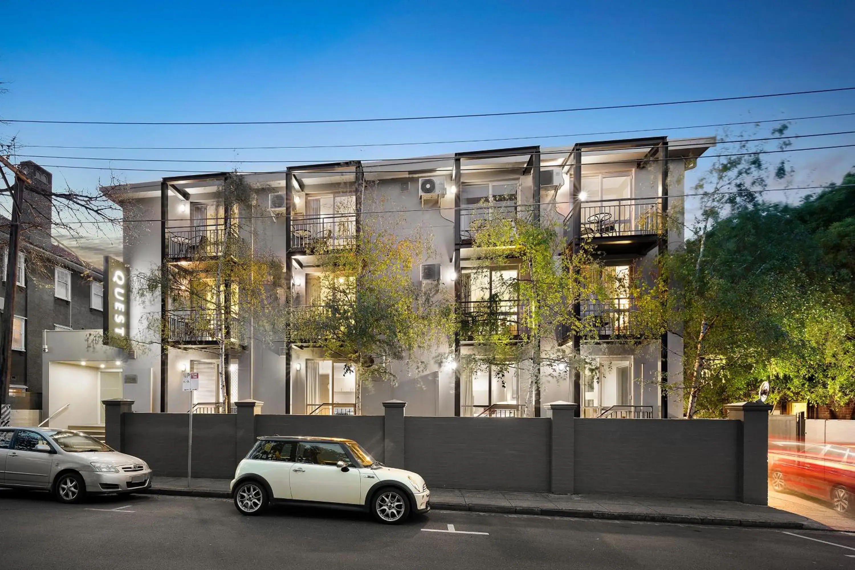 Facade/entrance in Quest St Kilda Bayside Facade/entrance in Quest St Kilda Bayside