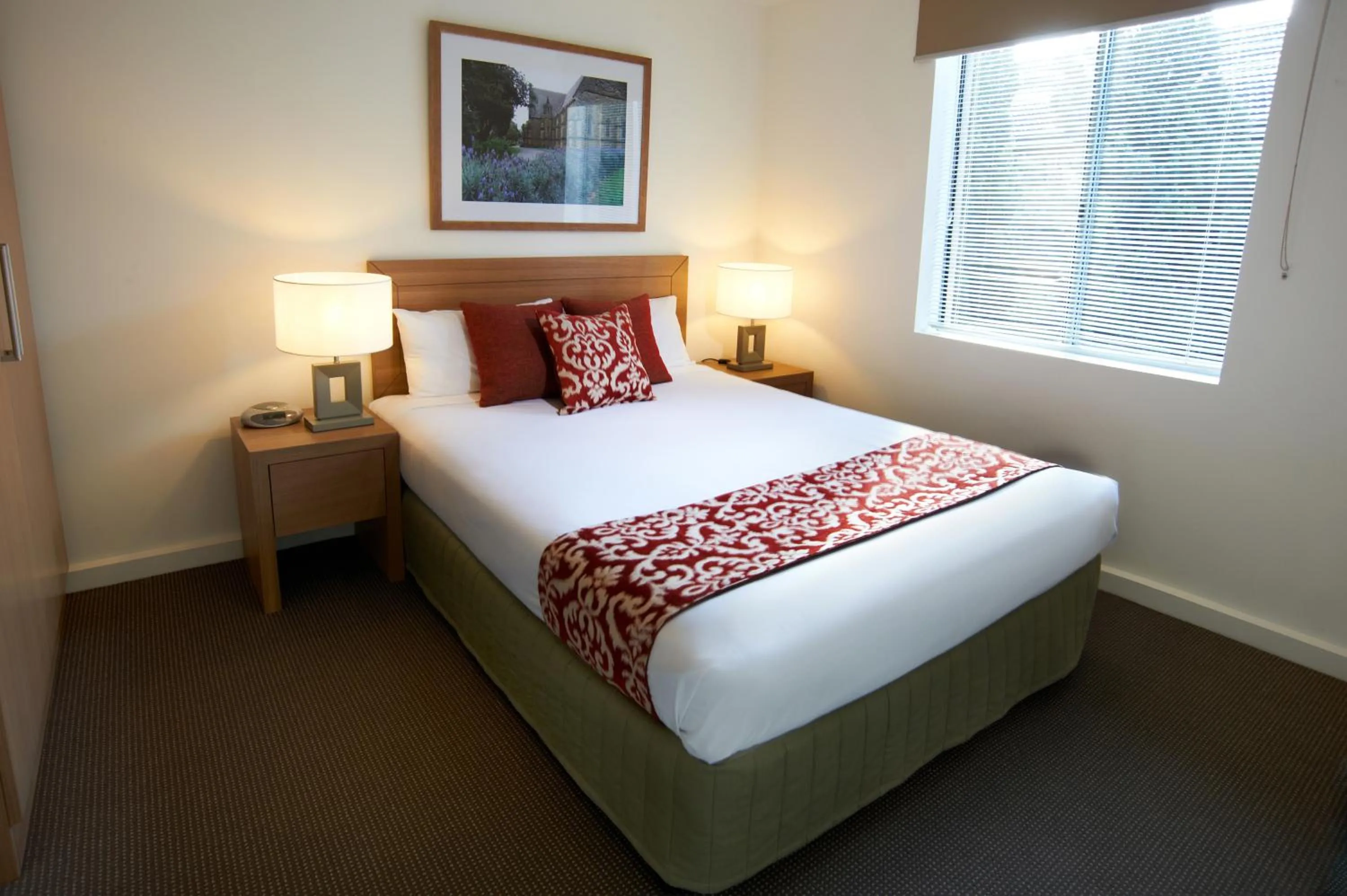 Bed in Quest St Kilda Bayside