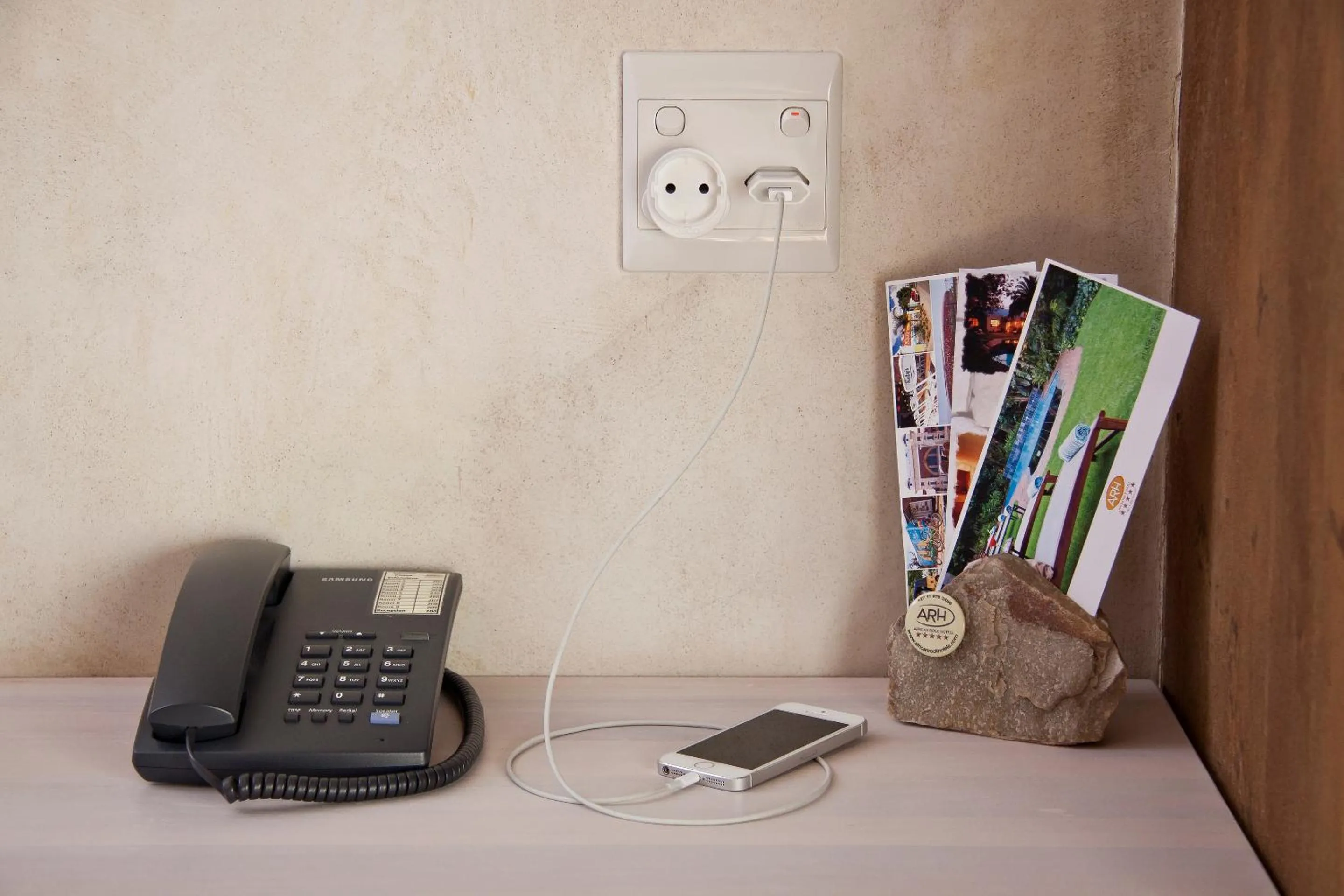 Decorative detail in African Rock Hotel & Spa, a "Boutique Lifestyle Resort"