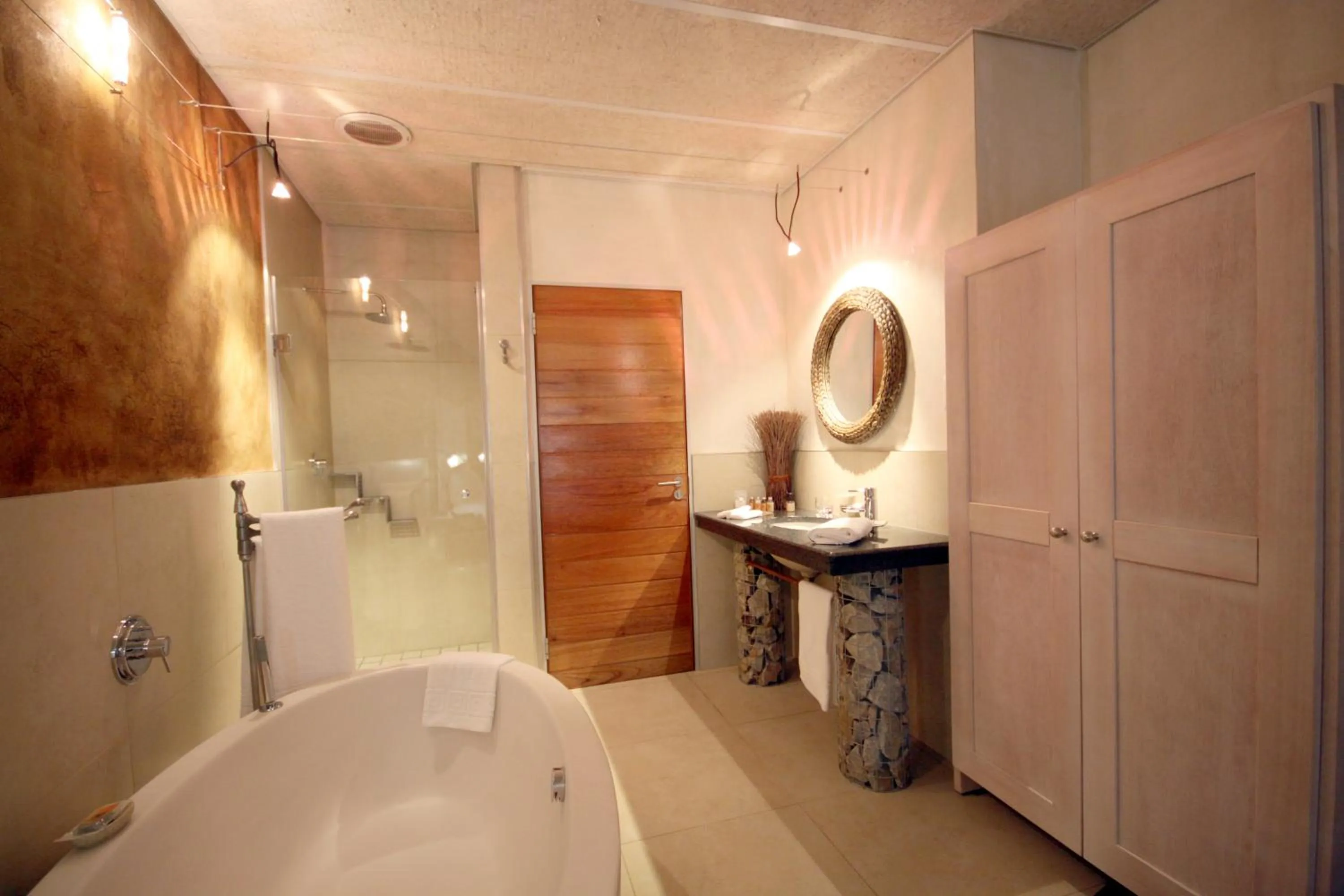 Decorative detail in African Rock Hotel & Spa, a "Boutique Lifestyle Resort"