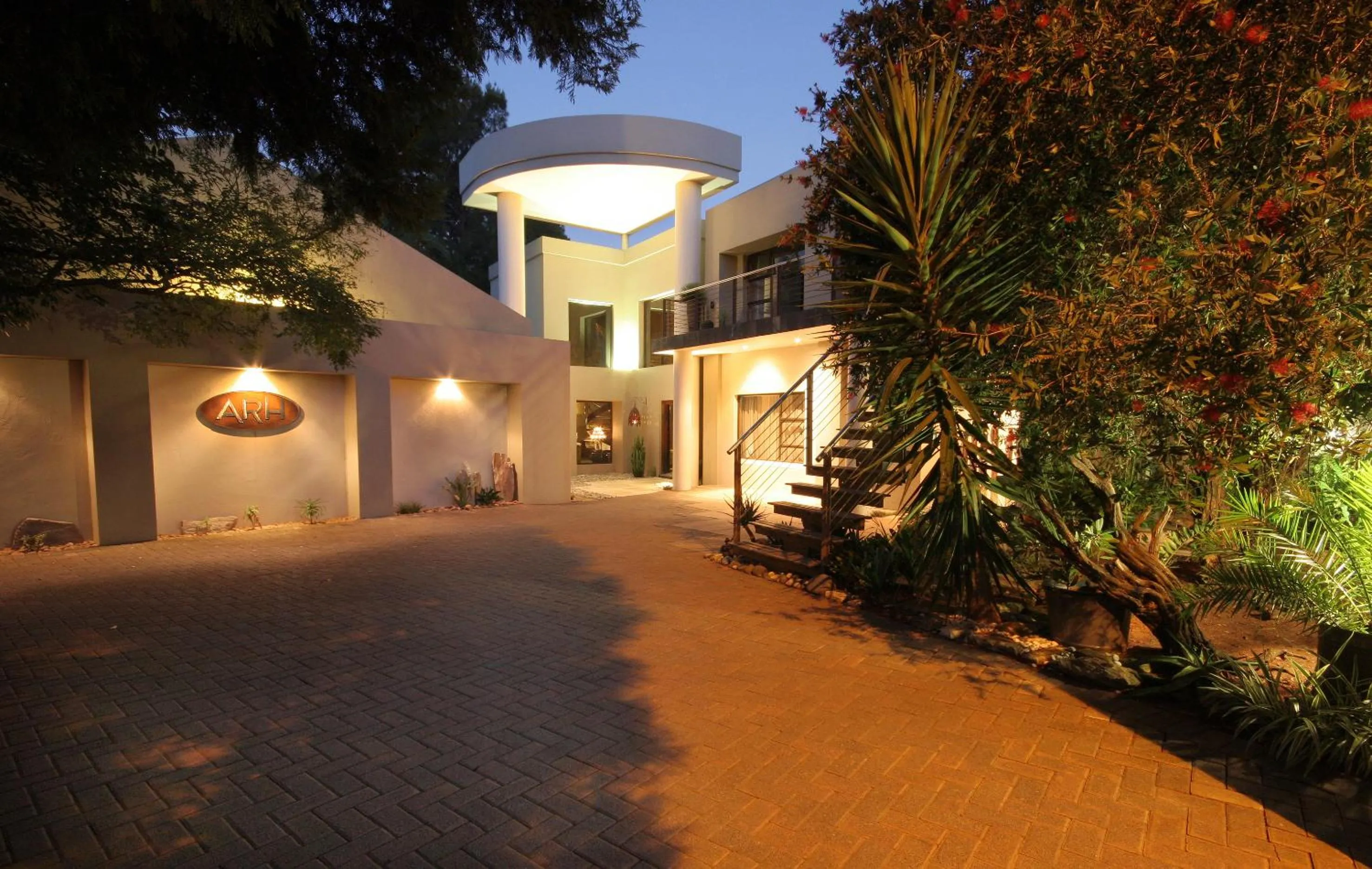 Facade/entrance in African Rock Hotel & Spa, a "Boutique Lifestyle Resort"