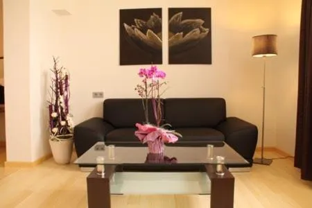 Living room in Designhotel Im Südfeld