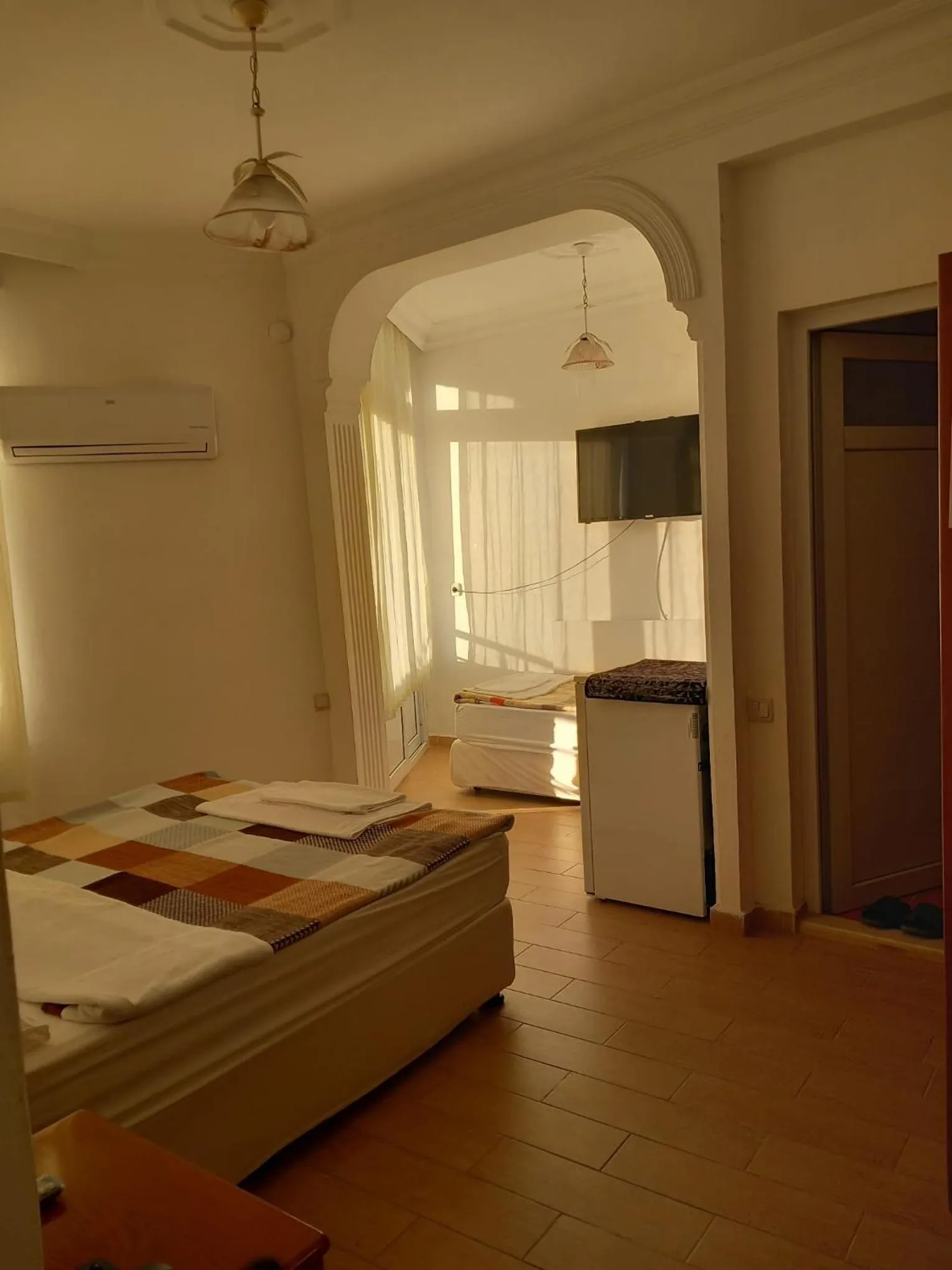 Bed in Hotel Anadolu