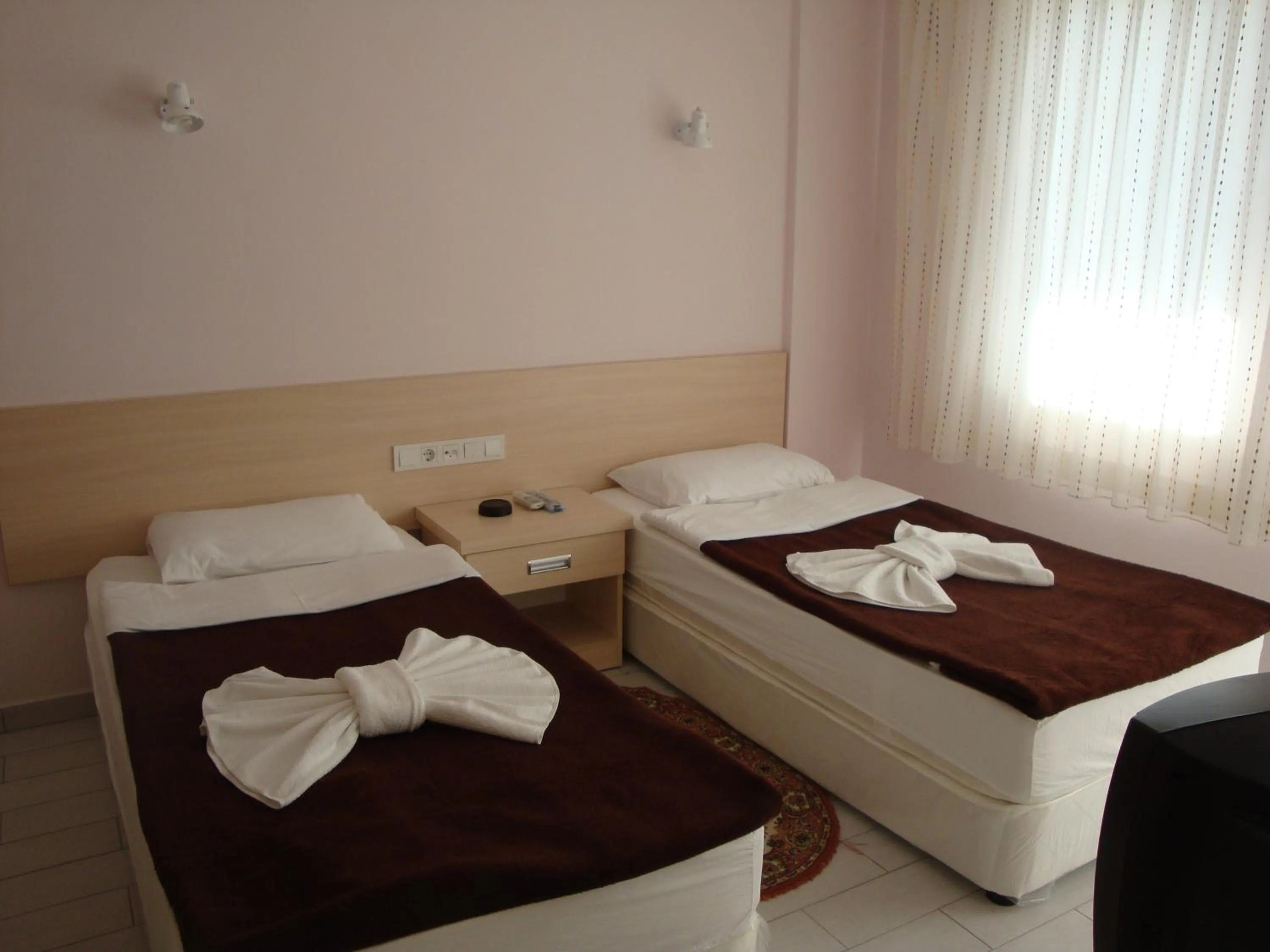 Bed in Hotel Anadolu