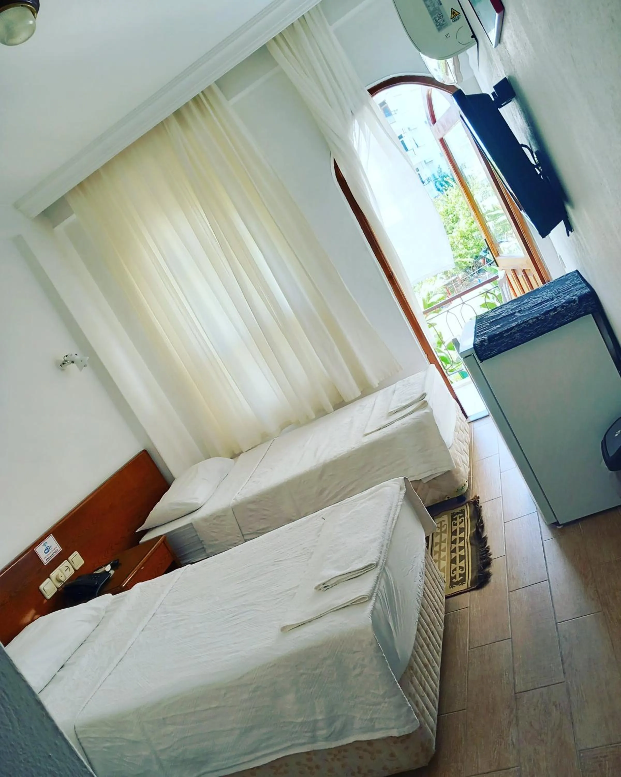 Bed in Hotel Anadolu