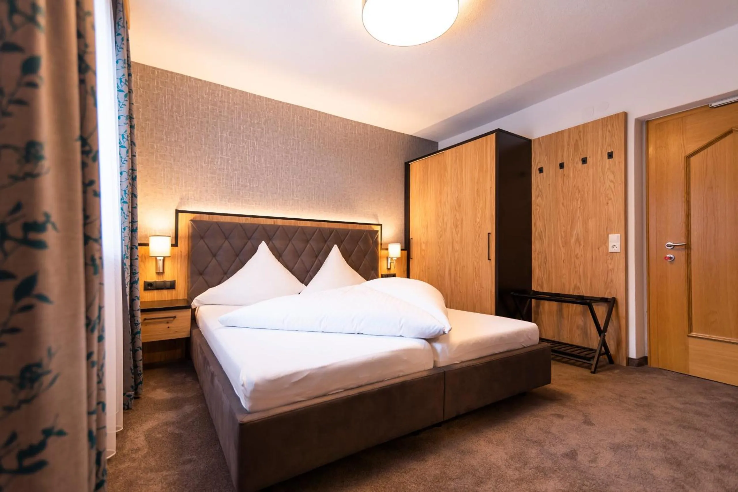 Bed in Hotel Garni Försterheim