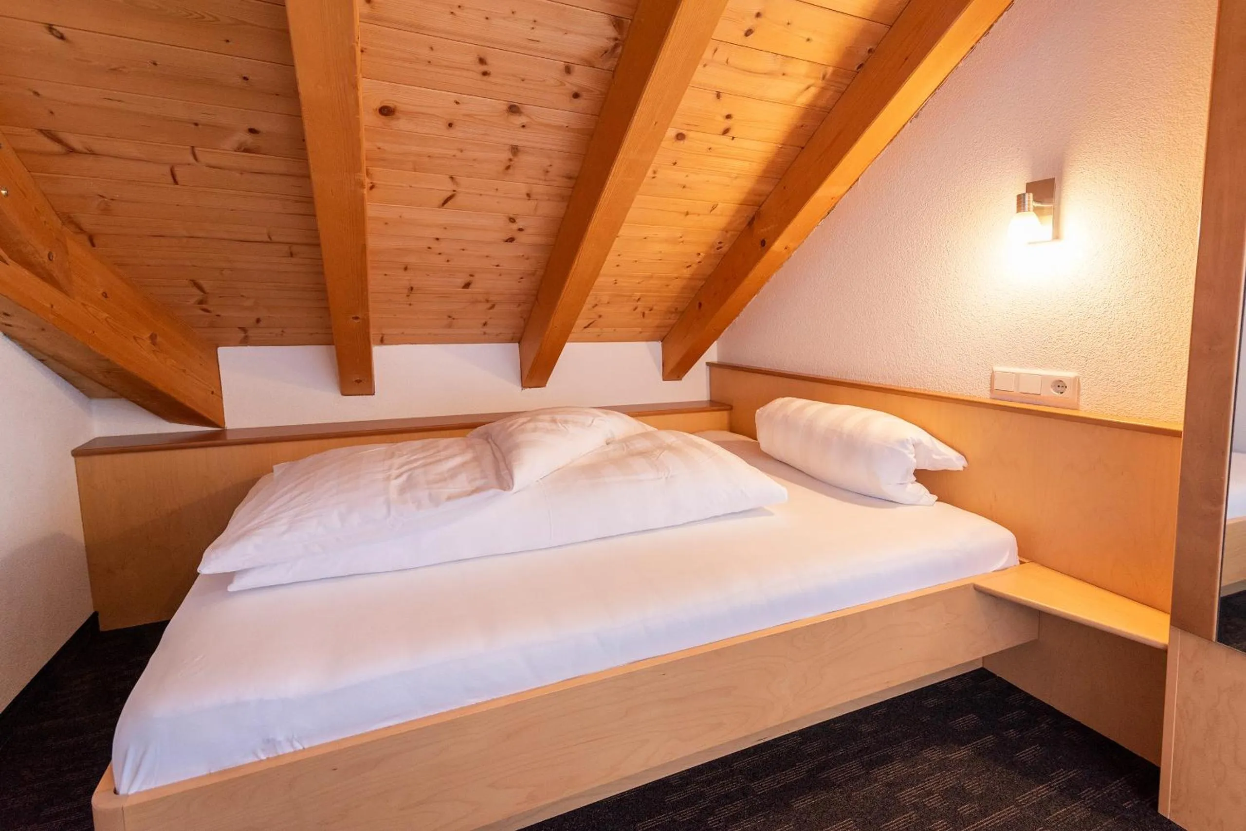 Bed in Hotel Garni Försterheim