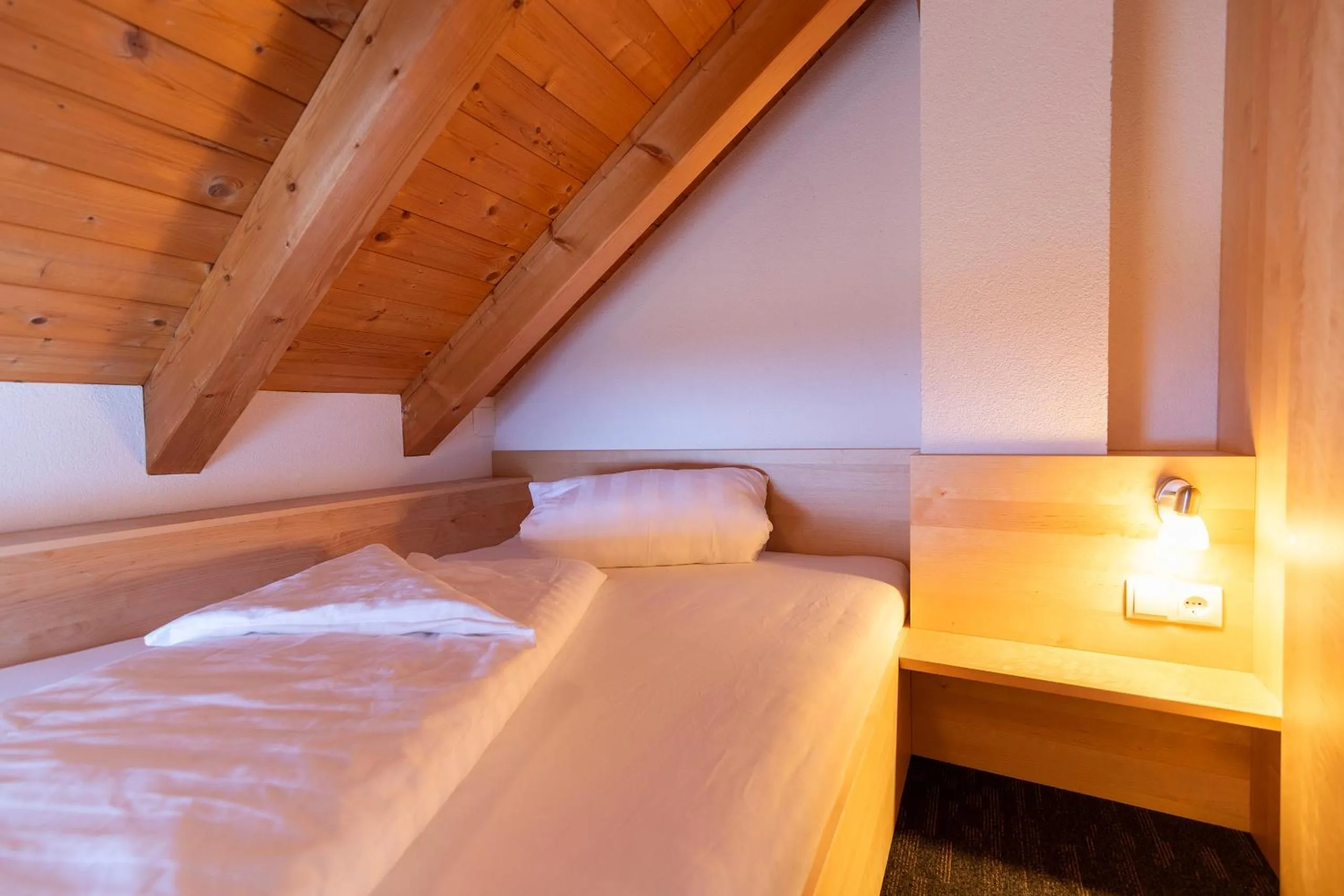 Bed in Hotel Garni Försterheim